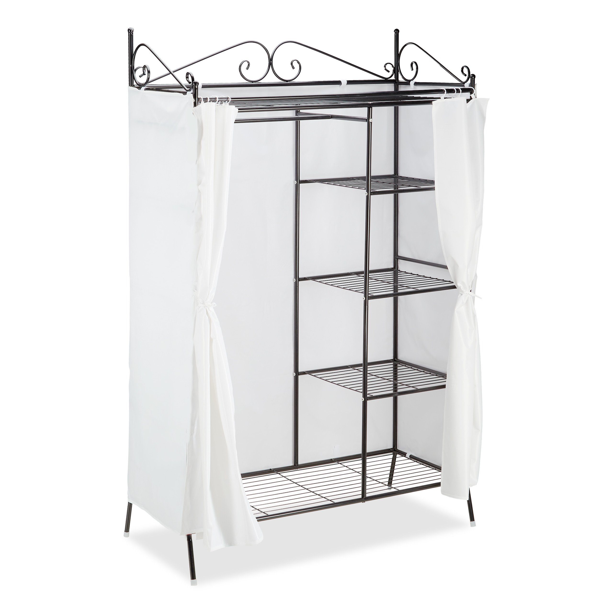 relaxdays Garderobenschrank Metall Garderobe COUNTRY mit günstig online kaufen