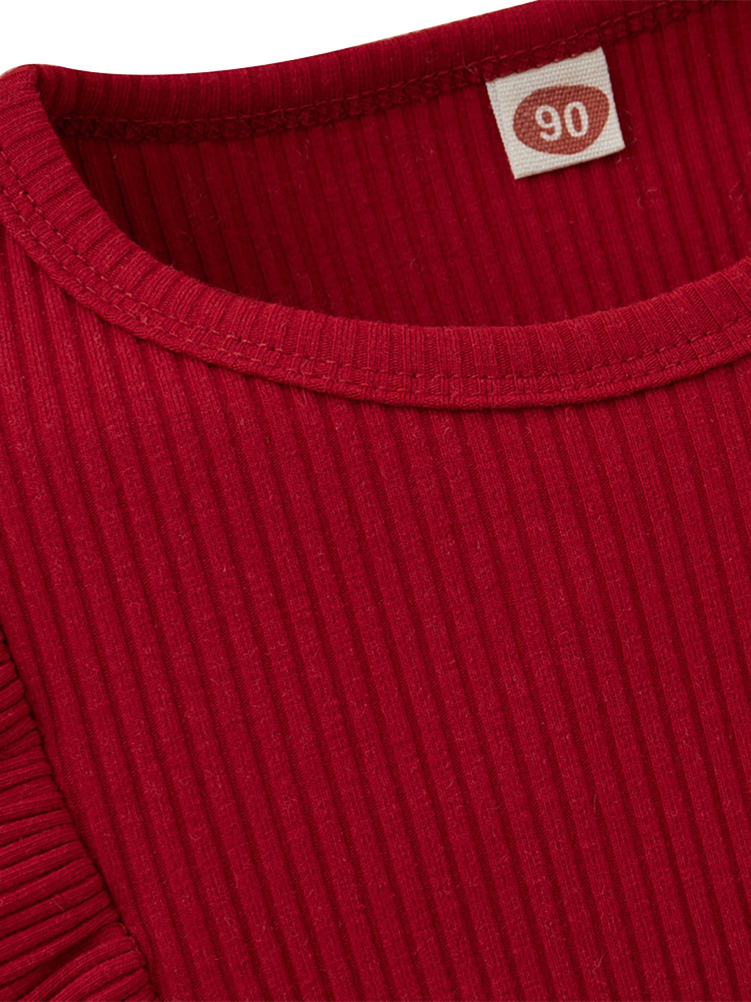 Lapastyle Shirt & Herbst, Langärmliges aus Baumwolle, Mädchen A-Linien-Rock Frühlings- Strickshirt, und Rock Baby Cord 2-tlg