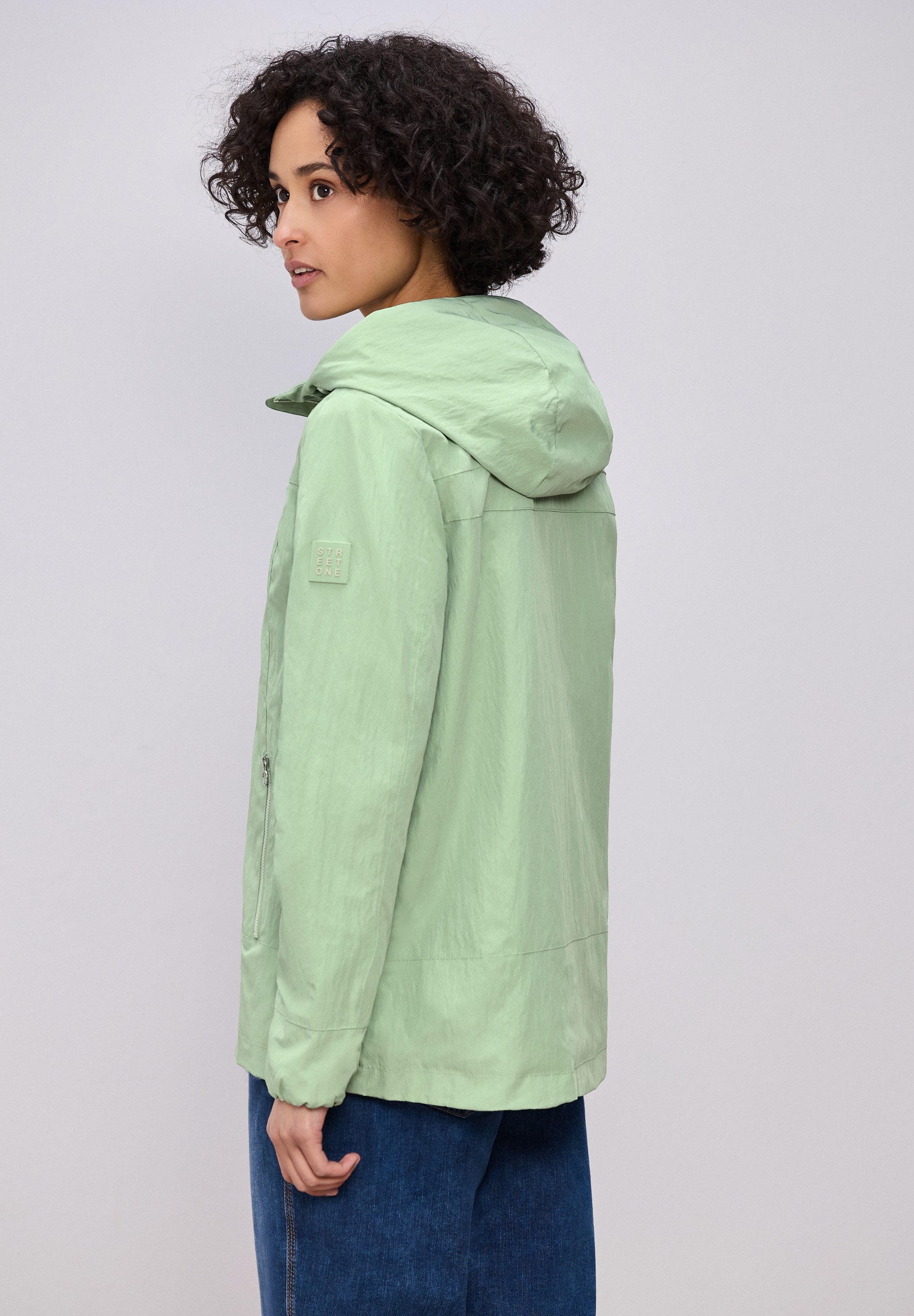 STREET ONE Kurzjacke mit Kapuze