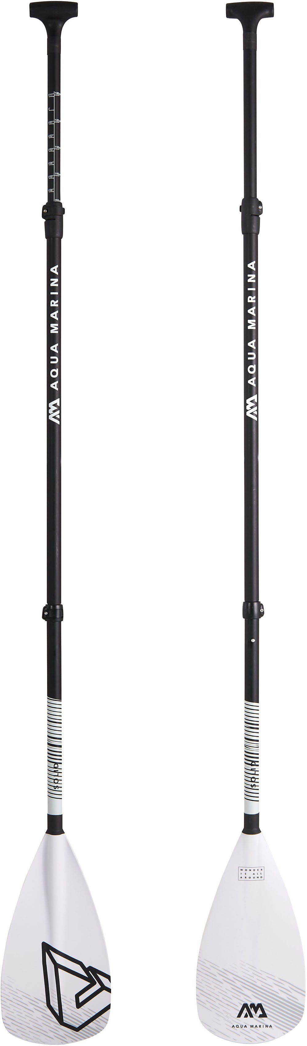 Aqua Marina teilig Paddle SUP-Paddel 3 Stand-Up Solid Fiberglass Paddel