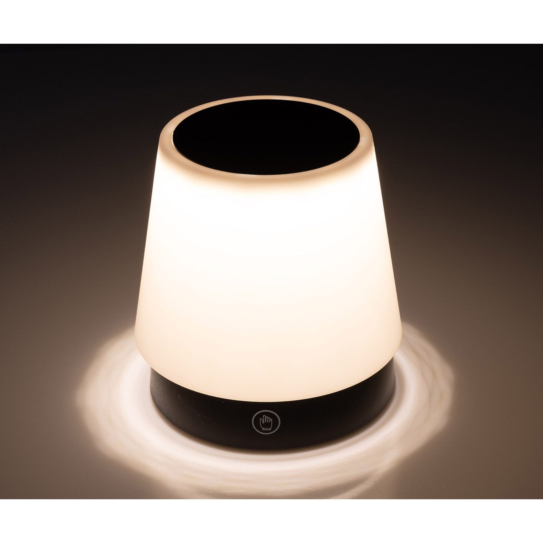 ChiliTec LED Außen-Tischleuchte CHILITEC LED Akku Tischleuchte dimmbar, ausziehbar 115...290 mm