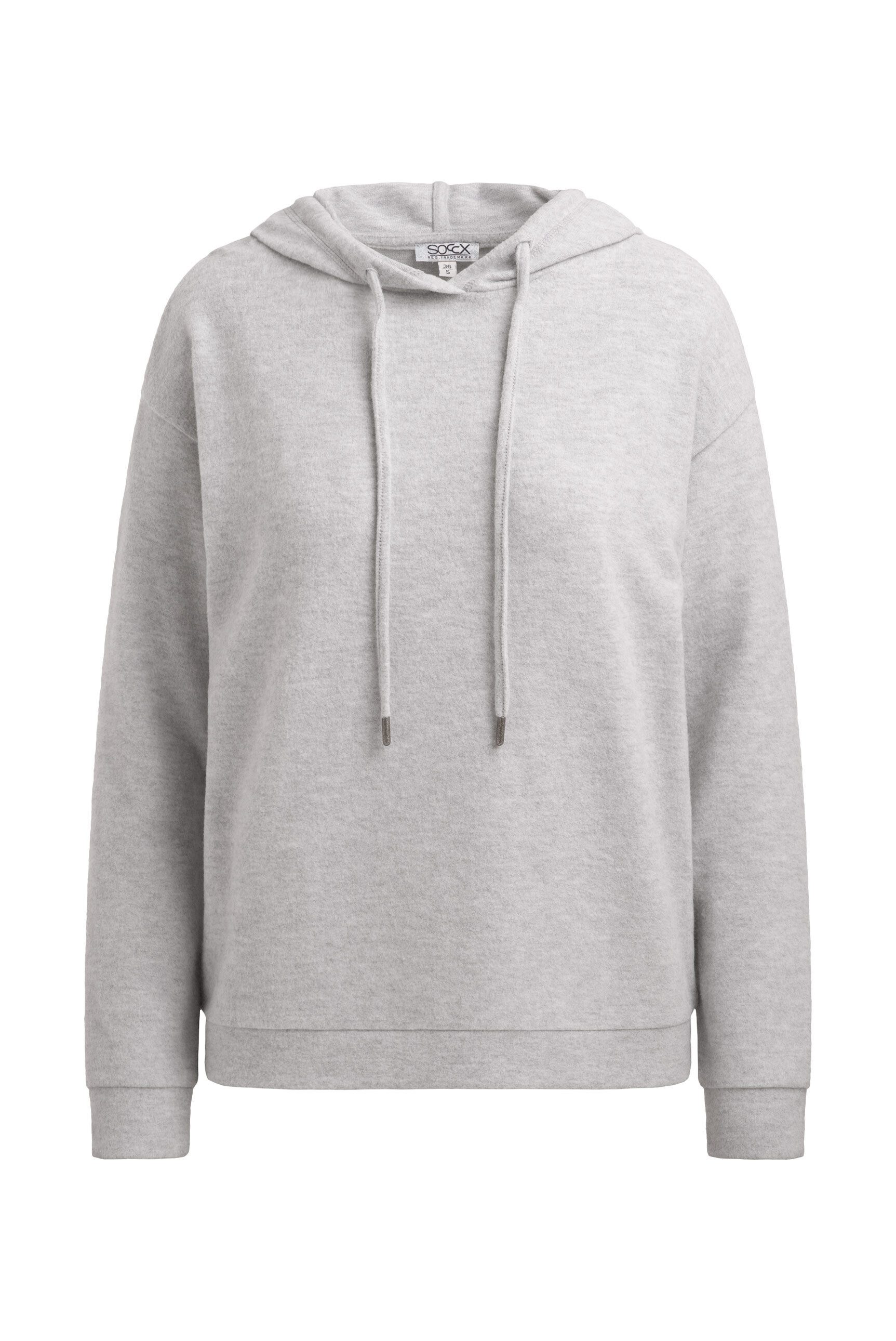 SOCCX Kapuzenpullover aus Flauschstrick