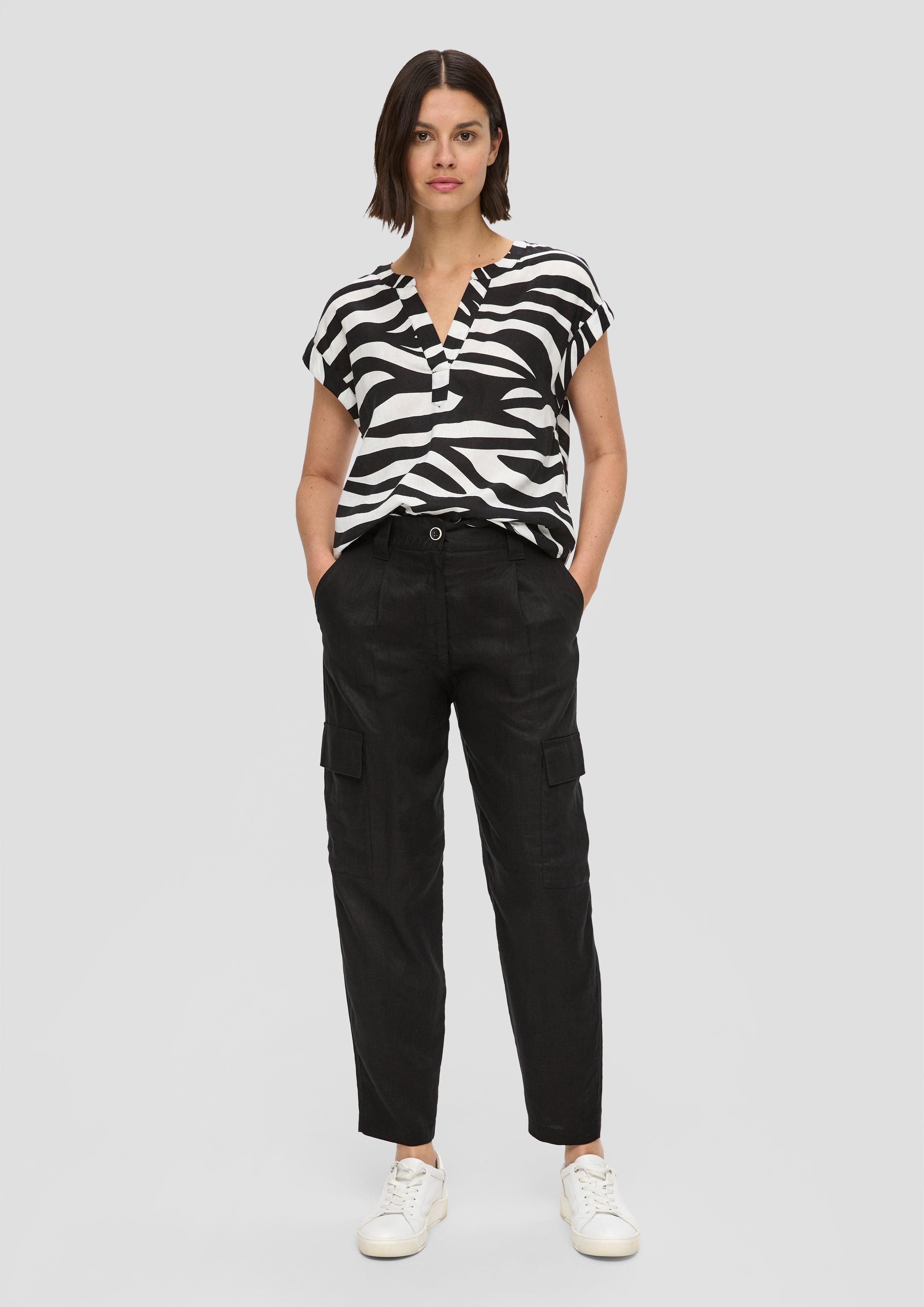 s.Oliver 7/8-Hose Super High Rise Leinenhose günstig online kaufen