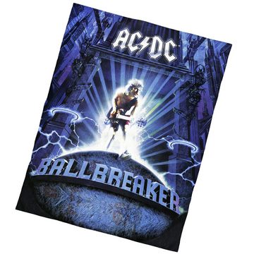 Wohndecke AC/DC Ballbreaker 150 x 200 weich und kuschelig Coral Fleecedecke, BERONAGE