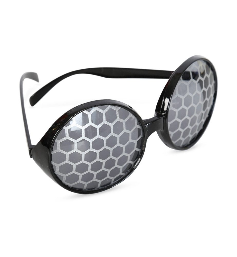 Fries Kostüm Brille Insekten Schwarz Karneval Fasching Party Halloween Cosplay, Hohe Qualität