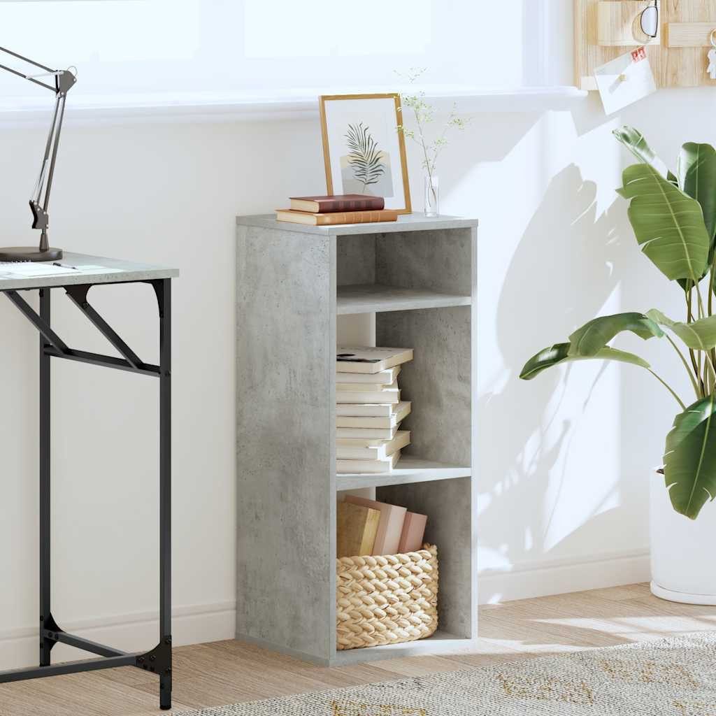 vidaXL Bücherregal Bücherregal Betongrau 34x31x80 cm Holzwerkstoff, 1-tlg. günstig online kaufen