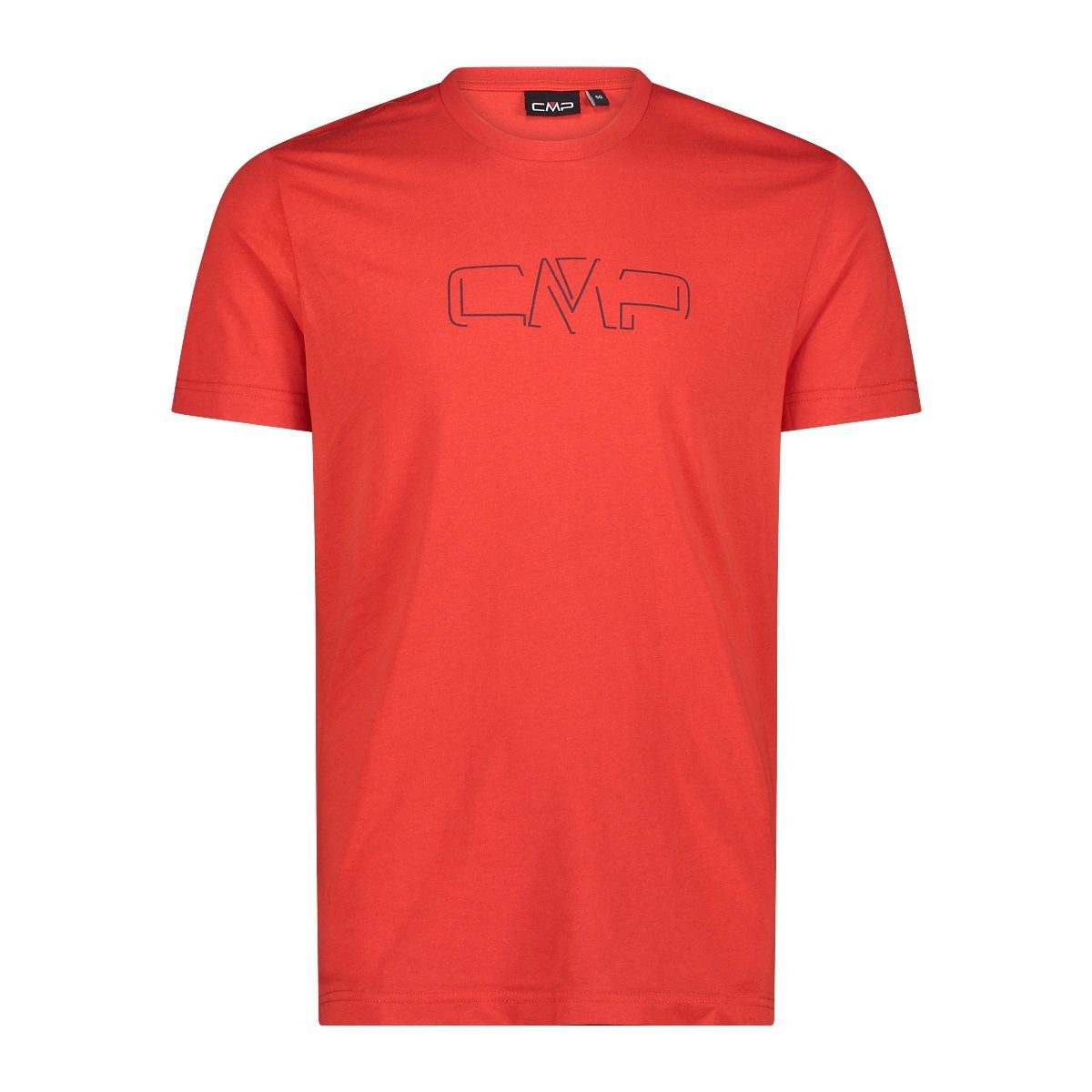 CMP T-Shirt Logo Print (Baumwolle) rot Herren