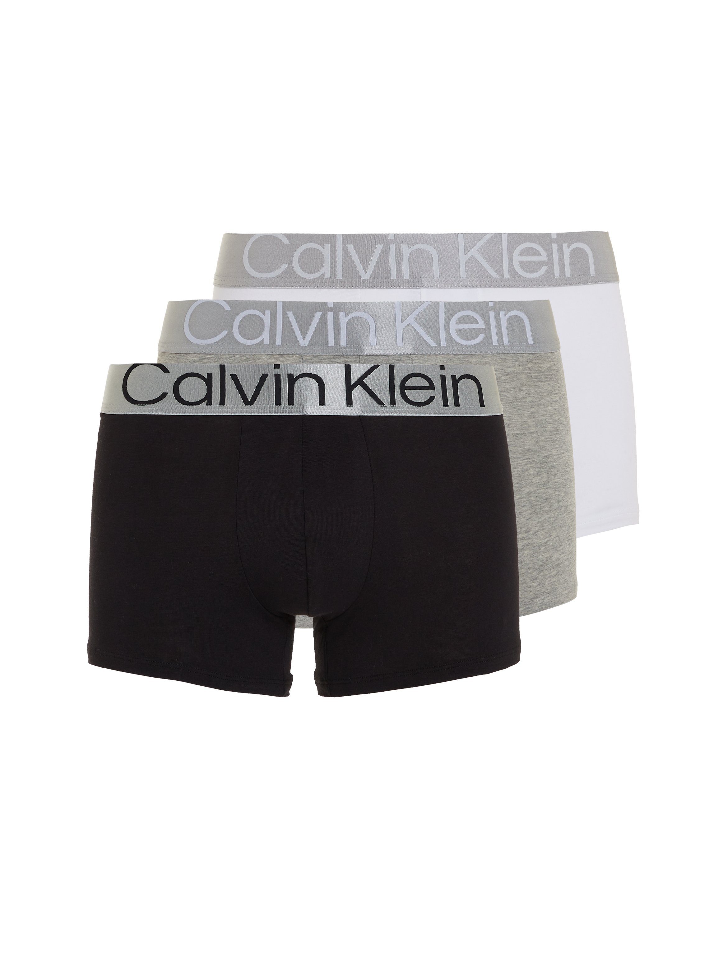 Calvin Klein Underwear Trunk (Packung, 3-St., 3er-Pack) mit Logoschriftzug auf dem Bund 3er sortiert | Unterhosen