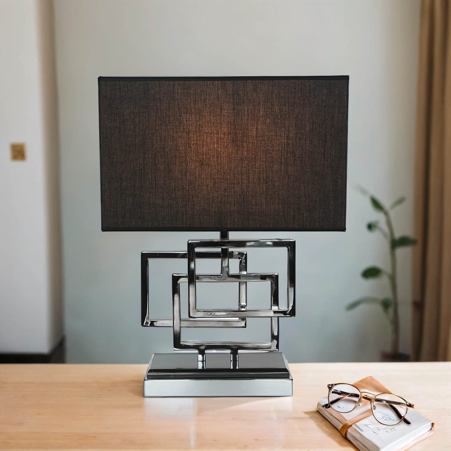 Licht-Erlebnisse Nachttischlampe TEVELL, ohne Leuchtmittel, Modern günstig online kaufen