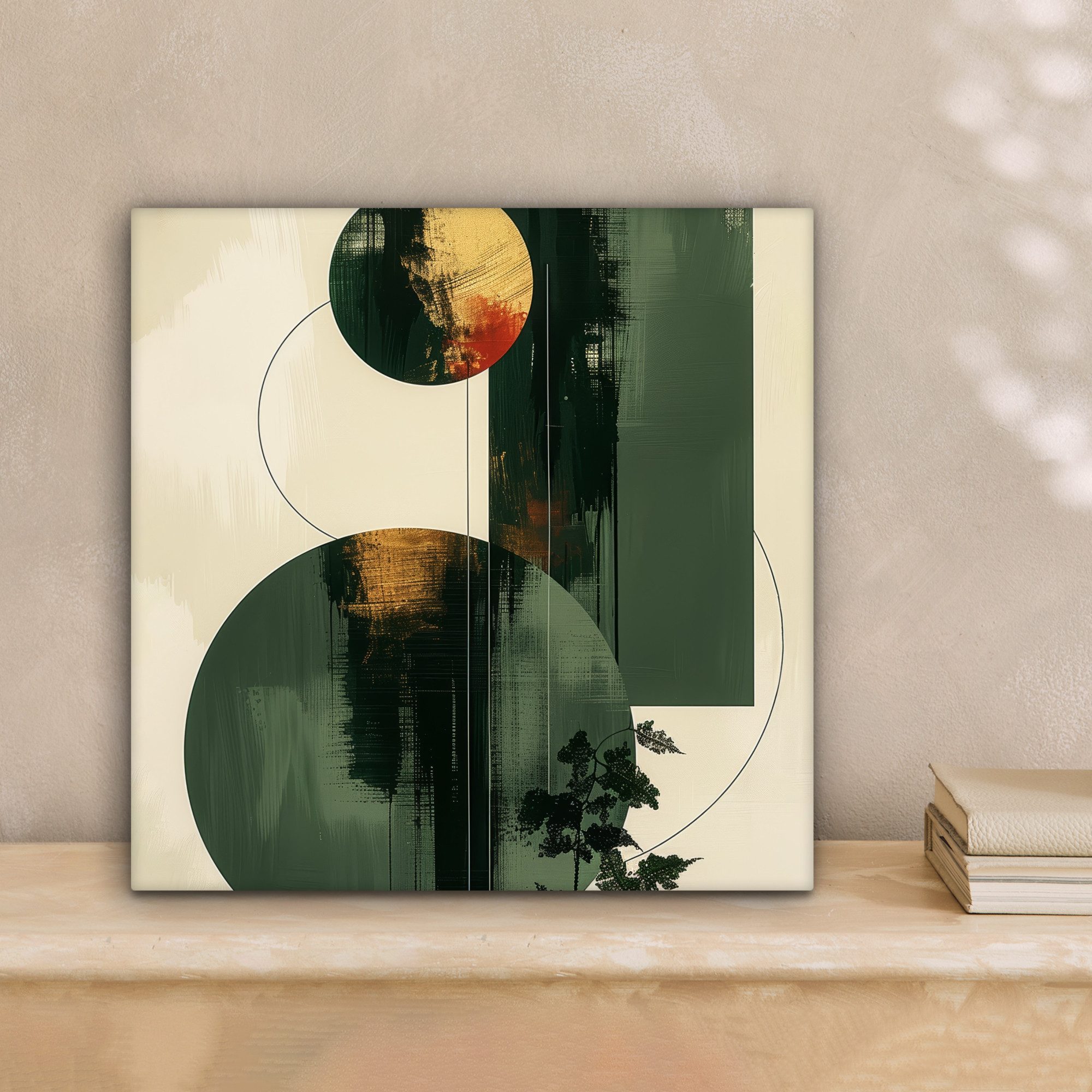 OneMillionCanvasses® Leinwandbild Kunst - Kreise - günstig online kaufen
