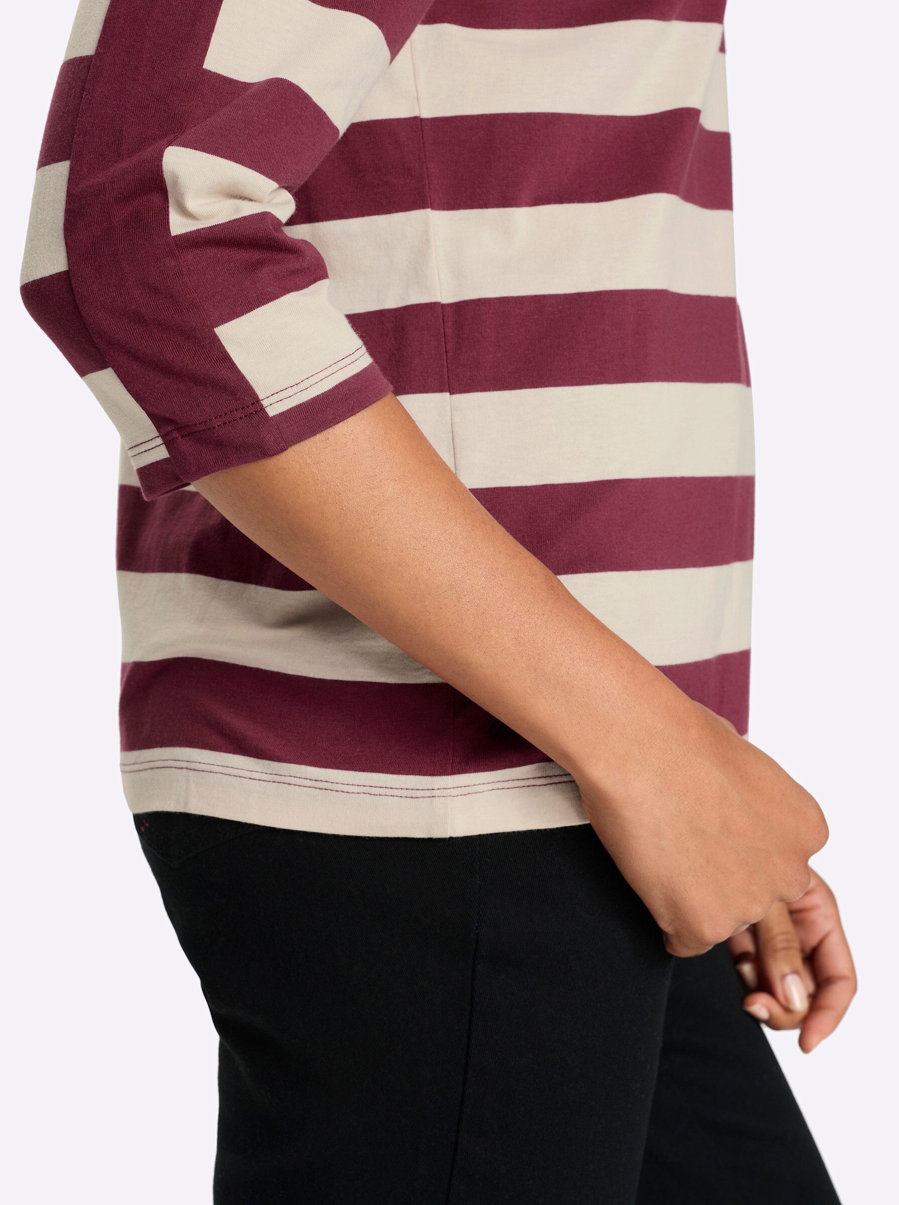 Sieh an! T-Shirt 3/4-Arm-Shirt 3/4-Arm – Bild 4 von 5