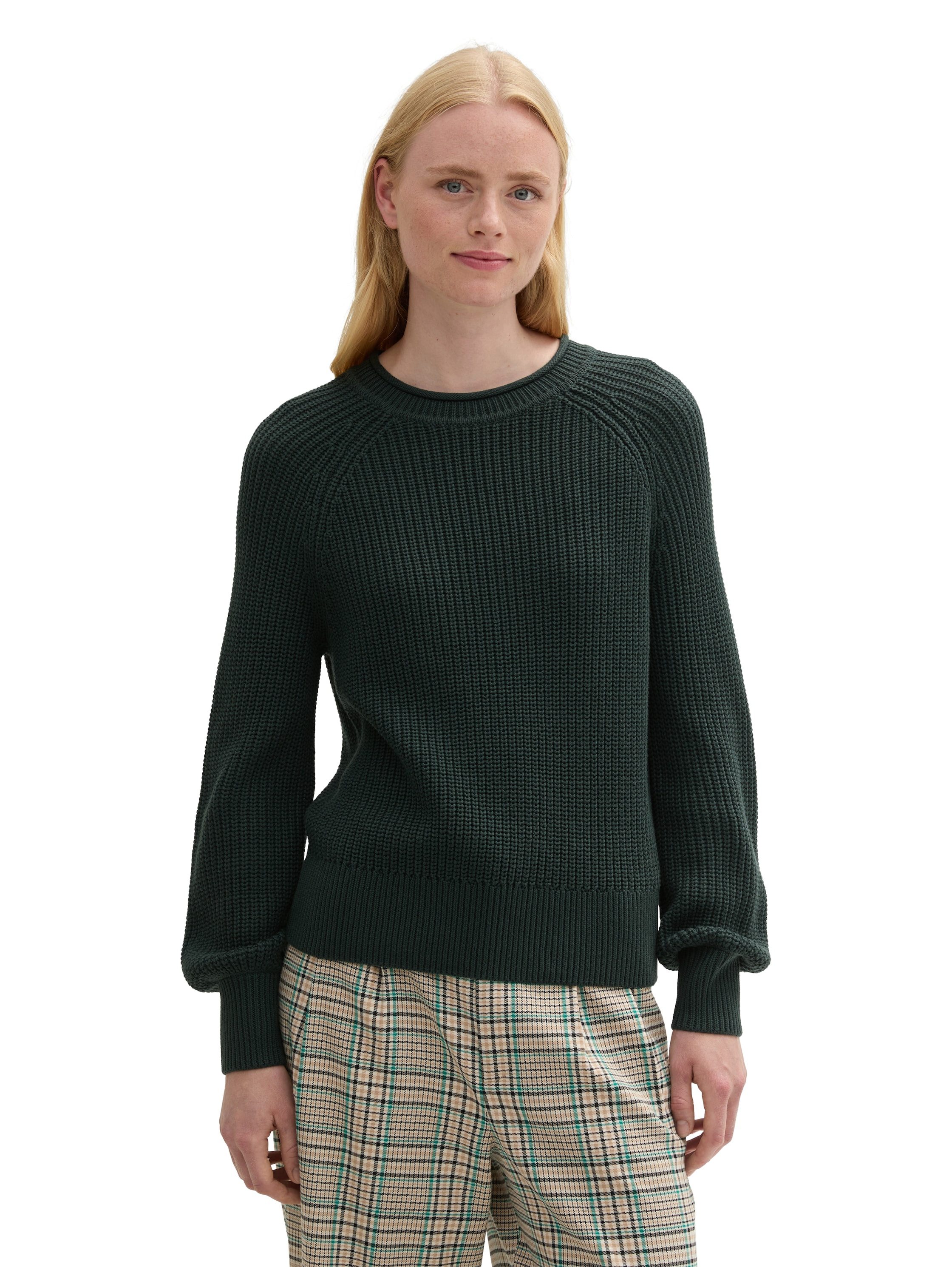 TOM TAILOR Denim Strickpullover mit Strick-Struktur günstig online kaufen