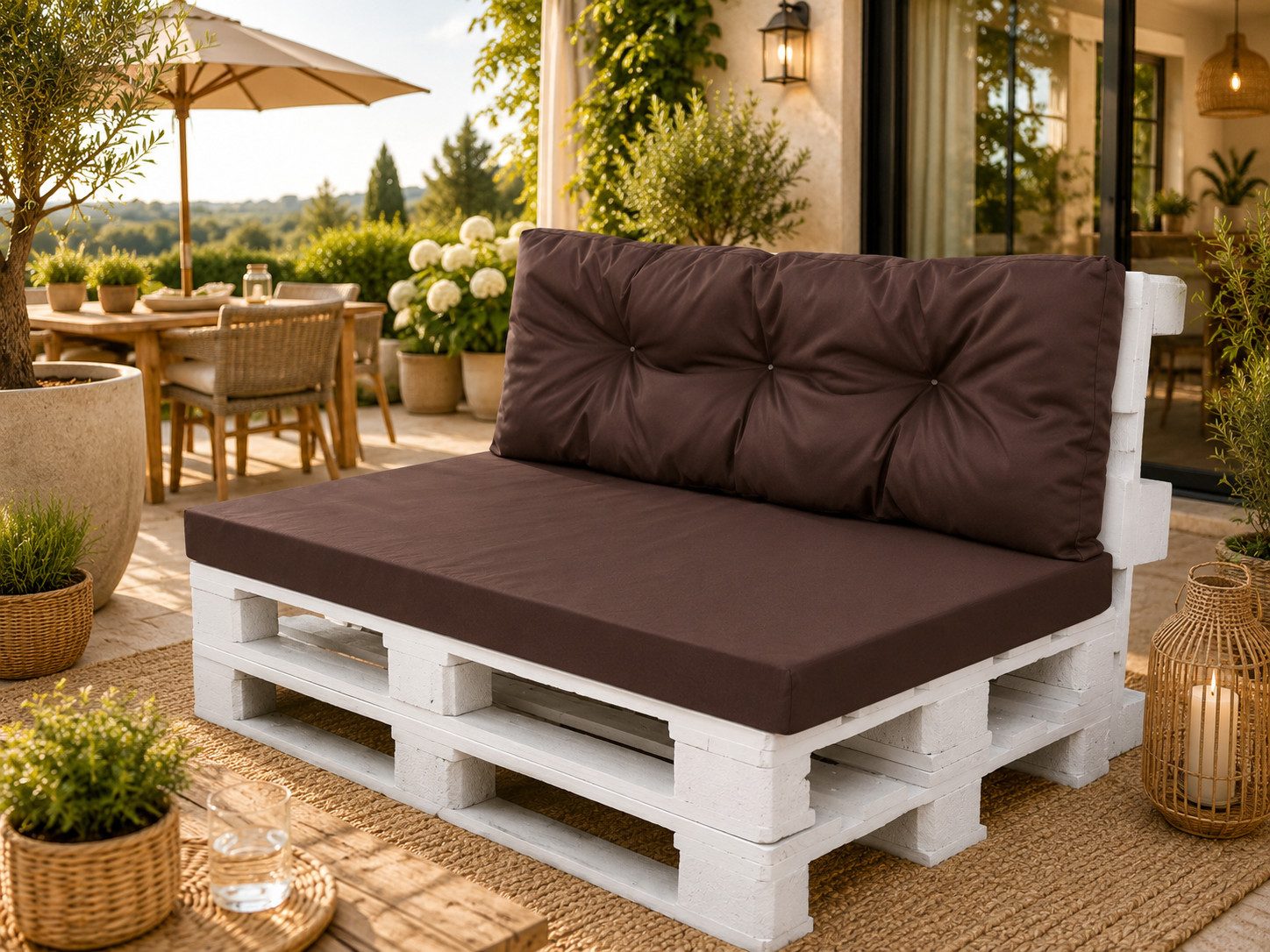 Best for Garden Dekokissen Bequeme Palettenkissen Indoor & Outdoor – Stil & Komfort, Für Innen- & Außenbereich, weich gepolstert
