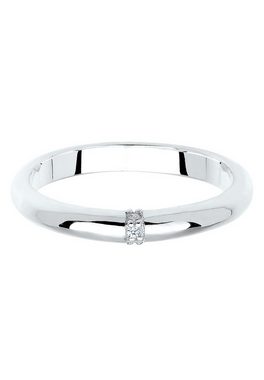 Elli DIAMONDS Verlobungsring Diamant 0.045 ct. Klassik Verlobung 925 Silber