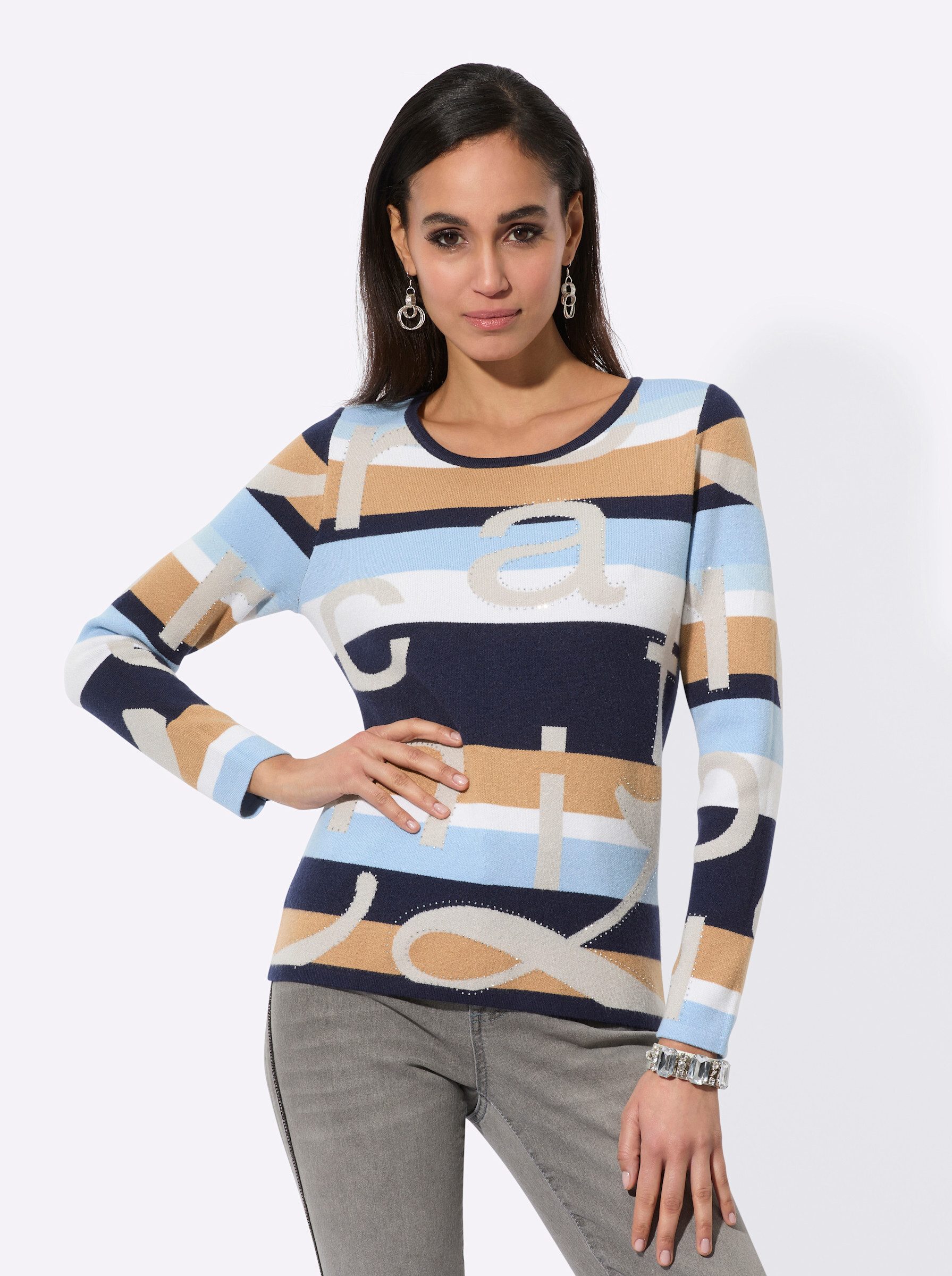 Strickpullover Langarm-Pullover