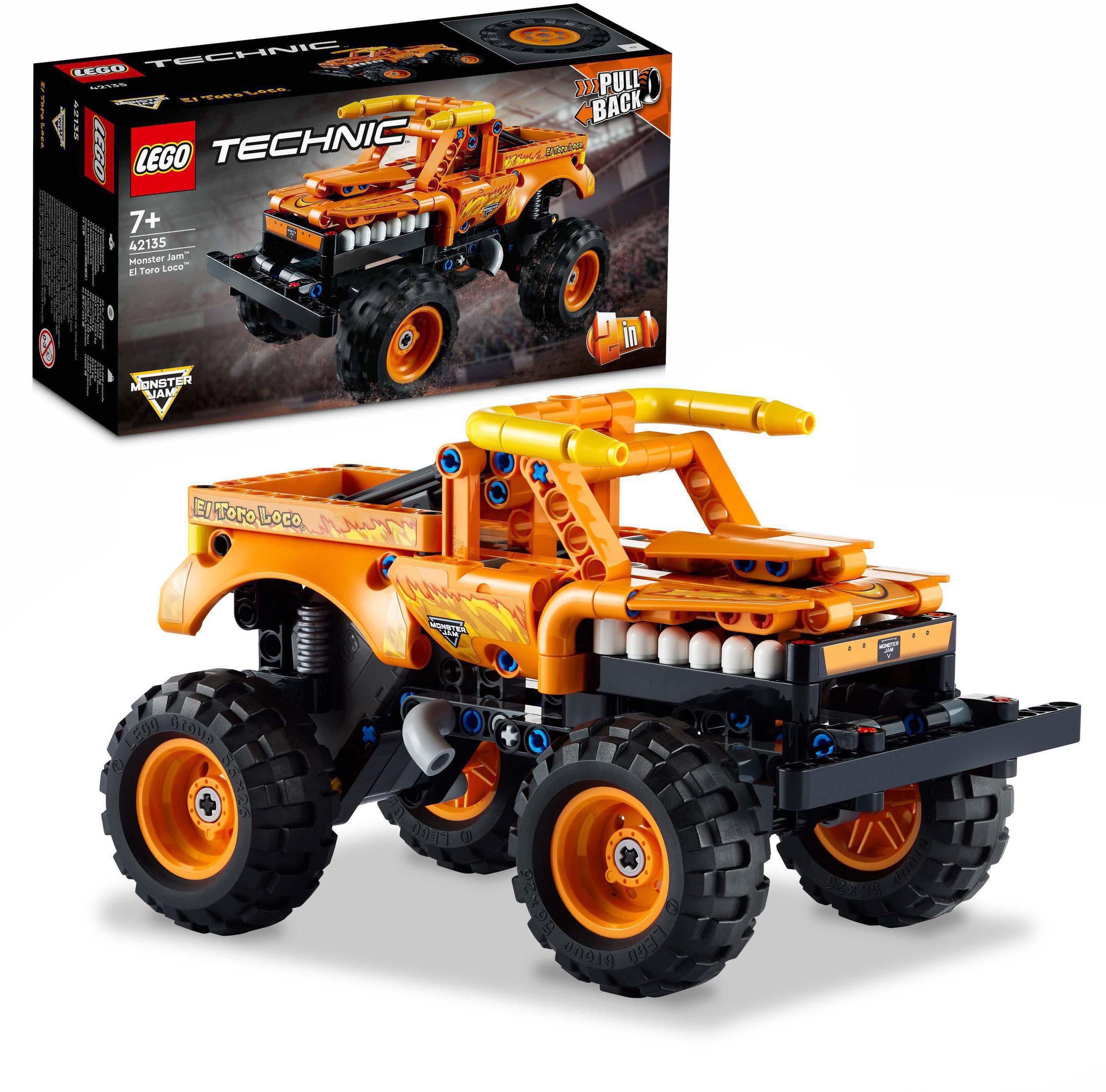 Monster Jam™ El Toro Loco™ (42135), LEGO® Technic 2in1 Konstruktionsspielsteine