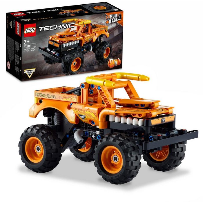 LEGO® Konstruktionsspielsteine Monster Jam™ El Toro Loco™ (42135) LEGO® Technic 2in1 (247 St)