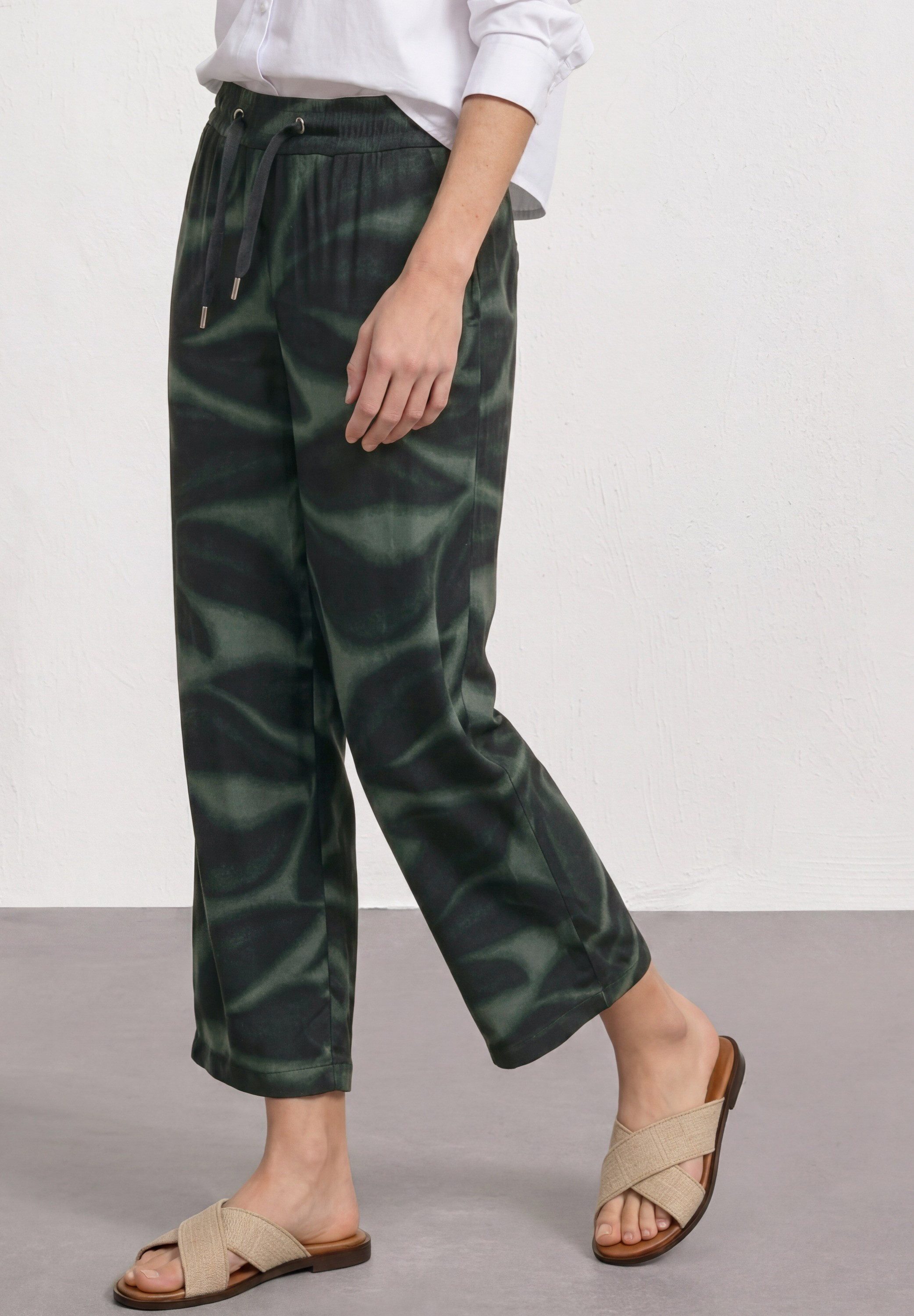 STREET ONE Stoffhose mit Wide Legs