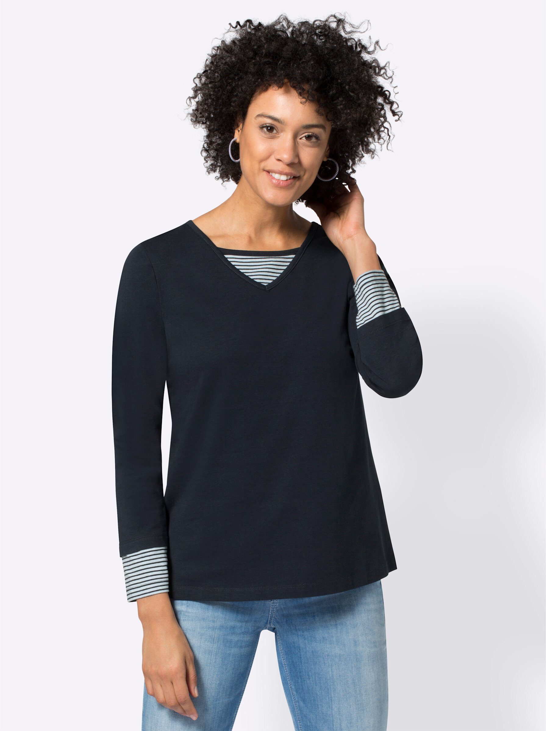 Classic Basics Langarmshirt "Shirt", (1 tlg.) günstig online kaufen
