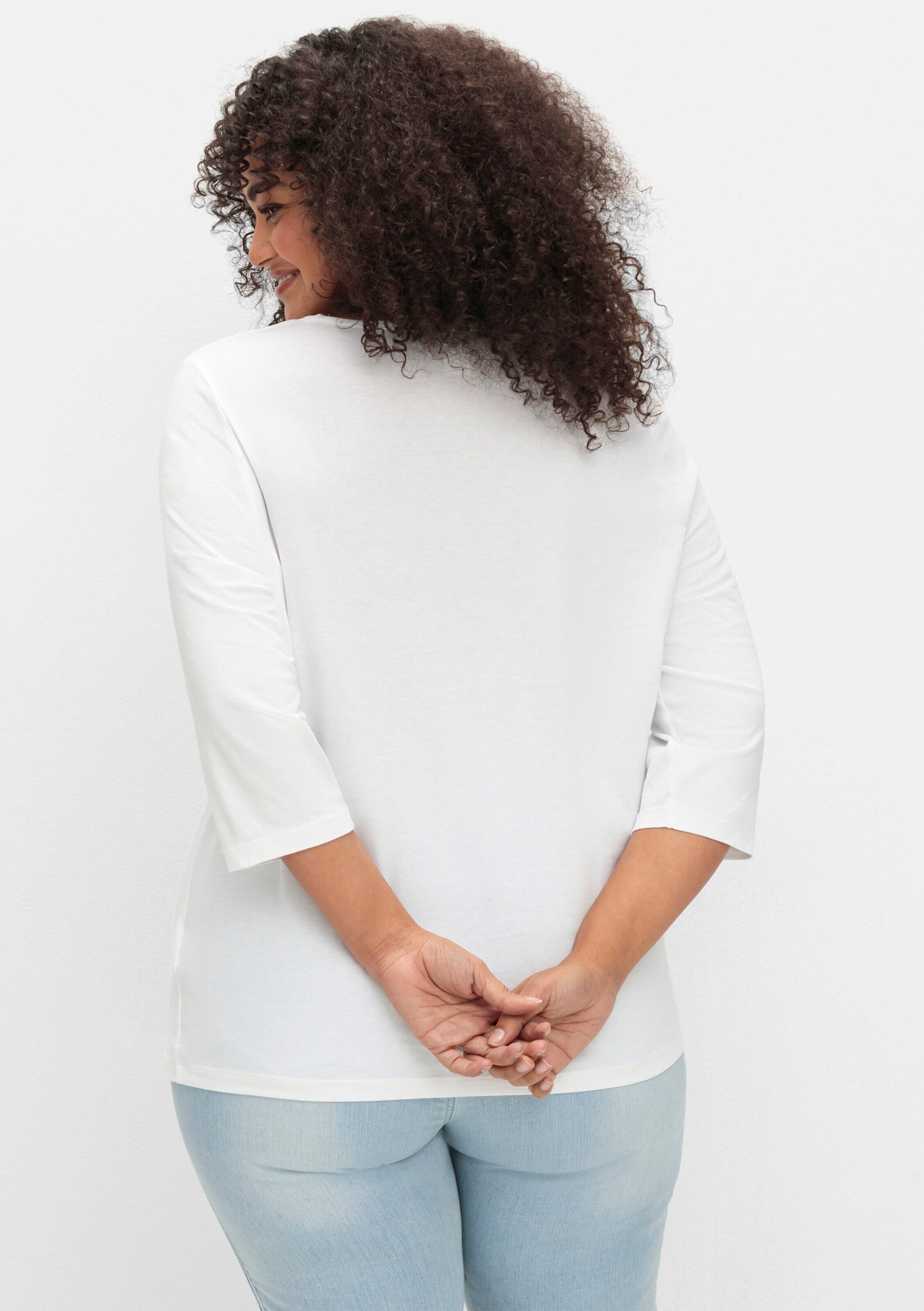 Sieh an! T-Shirt 3/4-Arm-Shirt 3/4-Arm günstig online kaufen