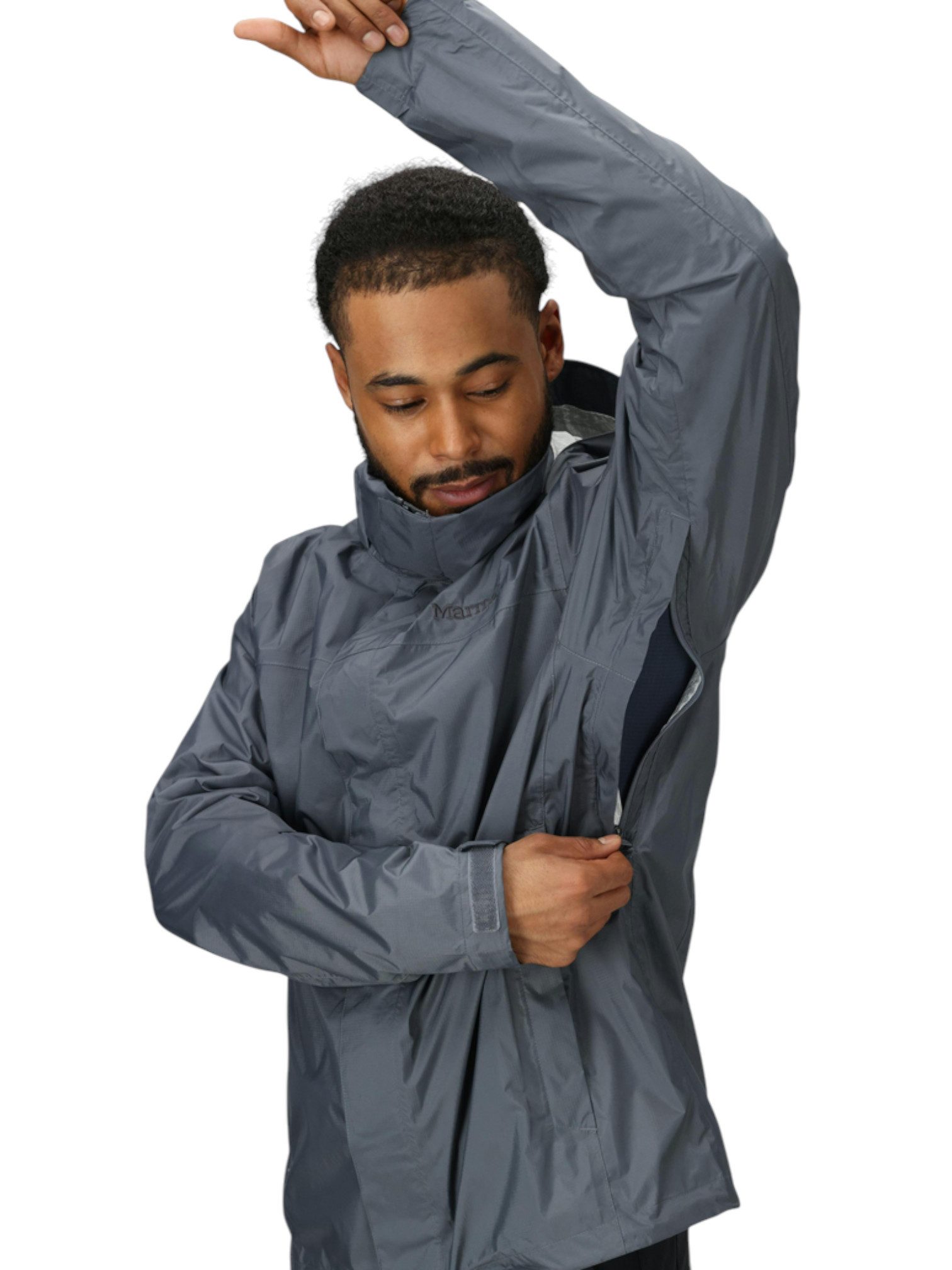 Marmot Regenjacke PreCip Eco (wasserdicht, atmungsaktiv, PFC-frei) 2025 grau Herren