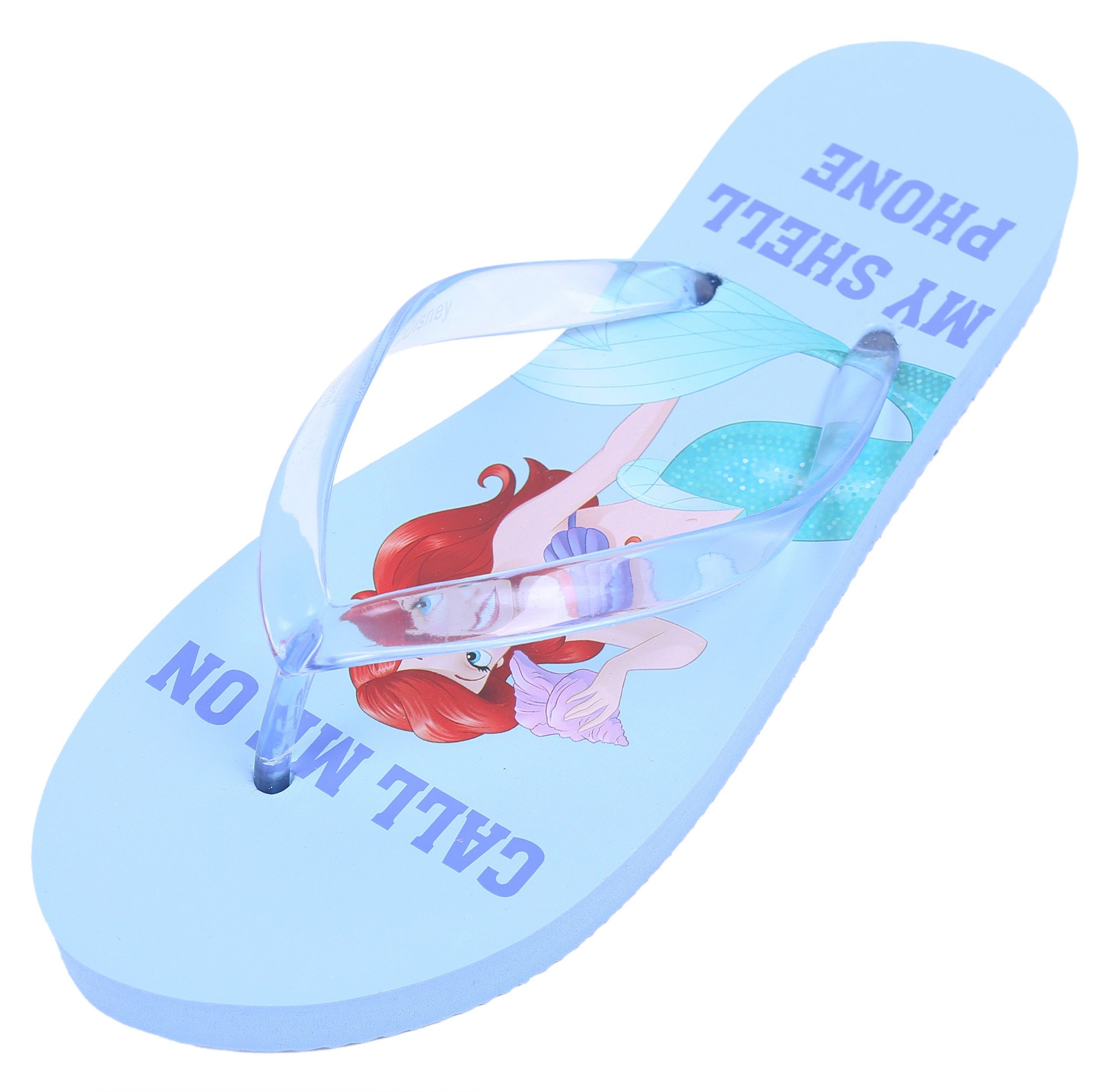 Disney Flip-Flops Arielle Die kleine Meerjungfrau DISNEY S Badezehentrenner