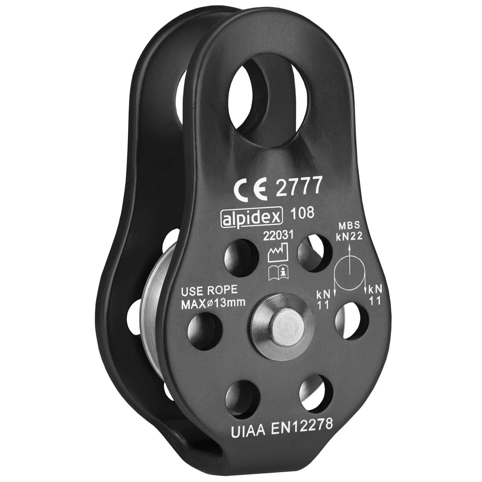 ALPIDEX Umlenkrolle ALPIDEX Umlenkrolle Seilrolle Fix Pulley