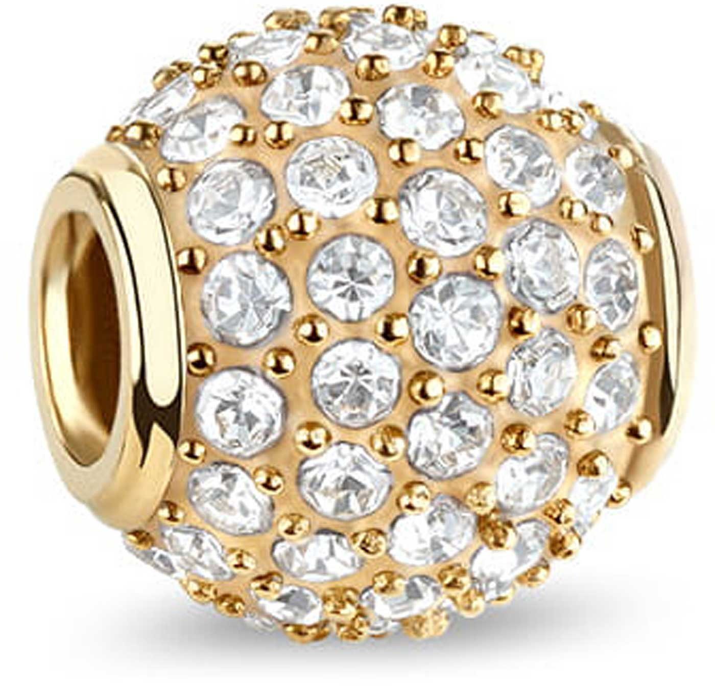 Bering Kettenanhänger Charm aus Edelstahl mit Steinen besetzt - Bering Jewelry