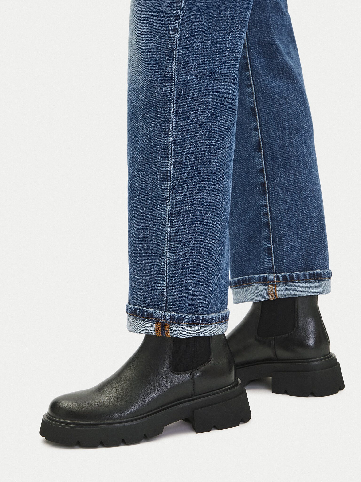 Badura Badura Damen Chelsea Stiefel Schwarz C-WFA3115-1 Chelseaboots