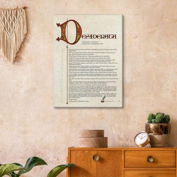 Posterlounge Leinwandbild Dirk H. Wendt, Desiderata II, Wohnzimmer Grafikdesign