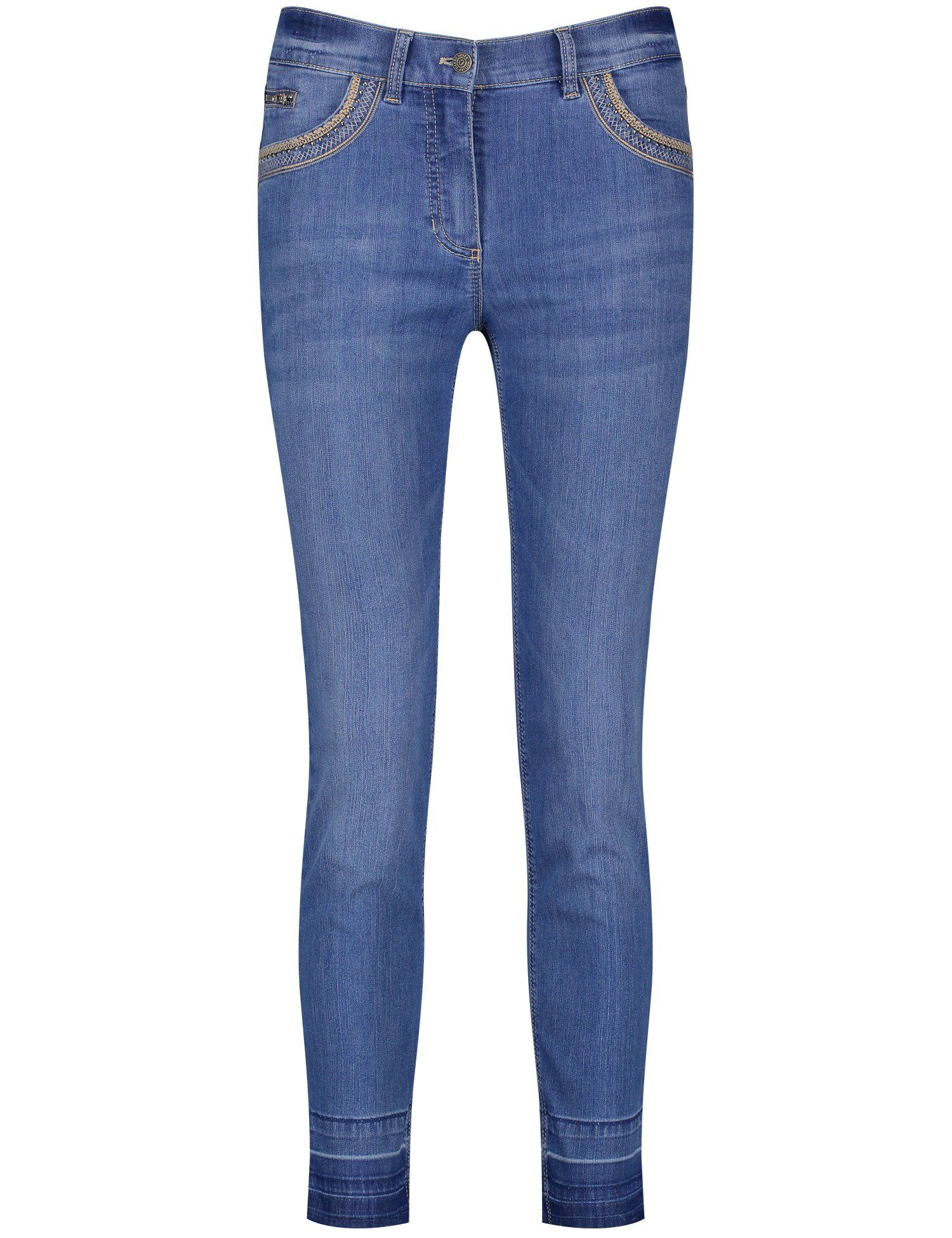 Freizeit mit blue WEBER GERRY denim 7/8-Hose Hose verkürzt use