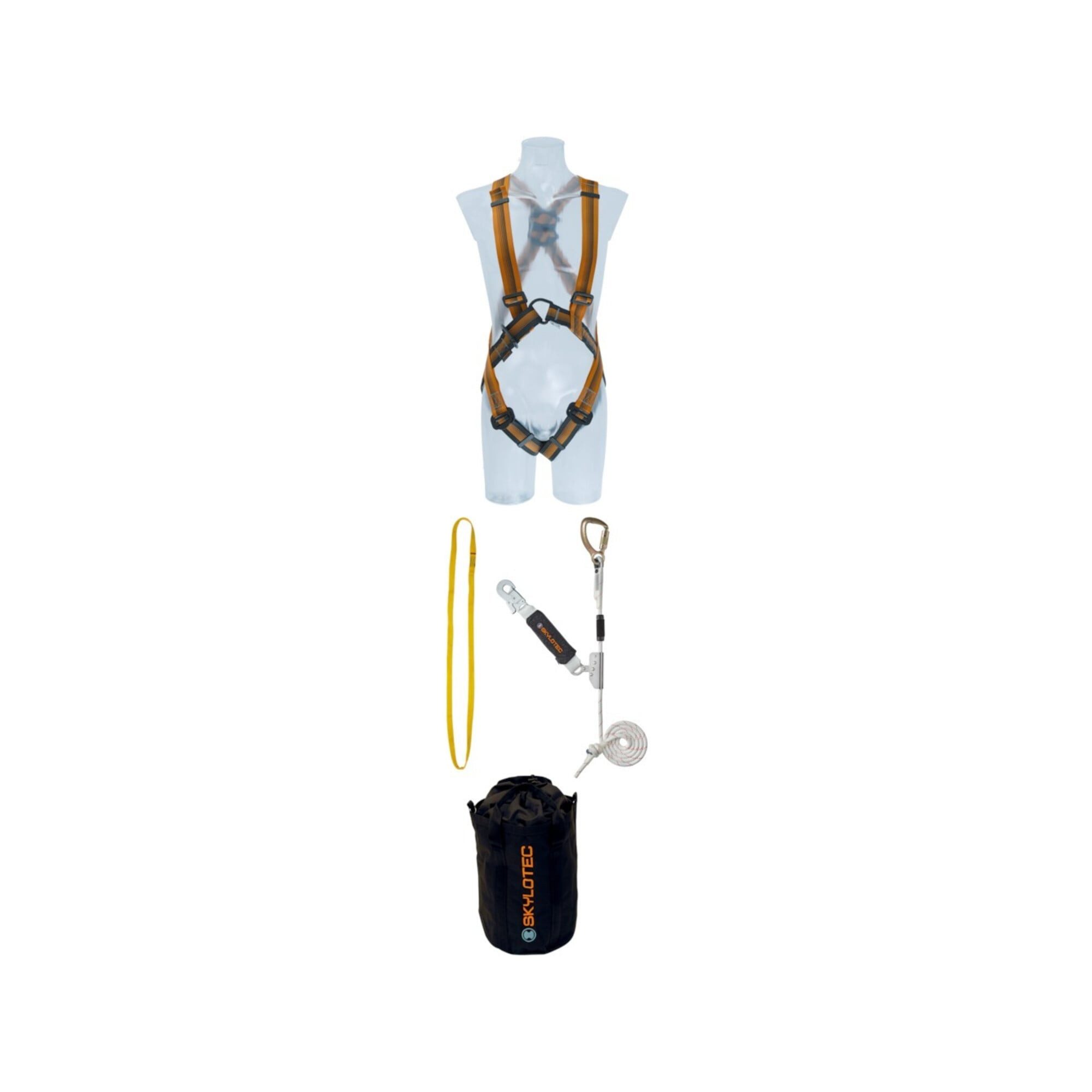 Skylotec Klettergurt SKYLOTEC Set Basic Arg 30,Rope Bag Ergogrip Sk16,Loop 35kN
