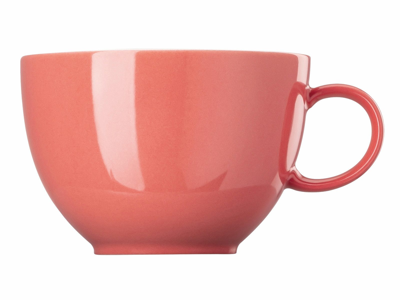 Thomas Porzellan Tasse Sunny Day Soft Red Tee-Obertasse 0,2l, Porzellan, Tassen