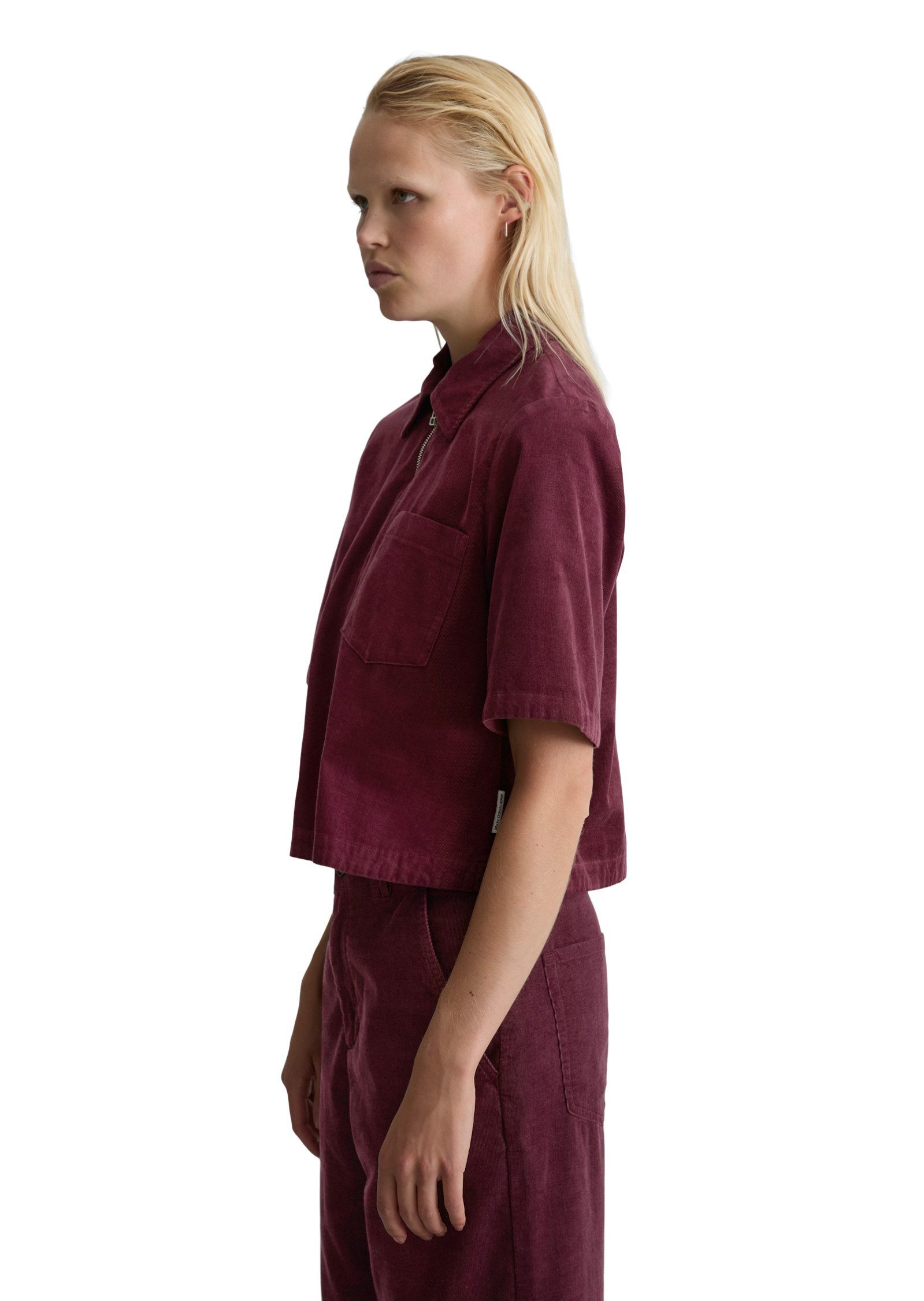 Marc O'Polo DENIM Kurzarmbluse aus Organic Cotton – Bild 2 von 5