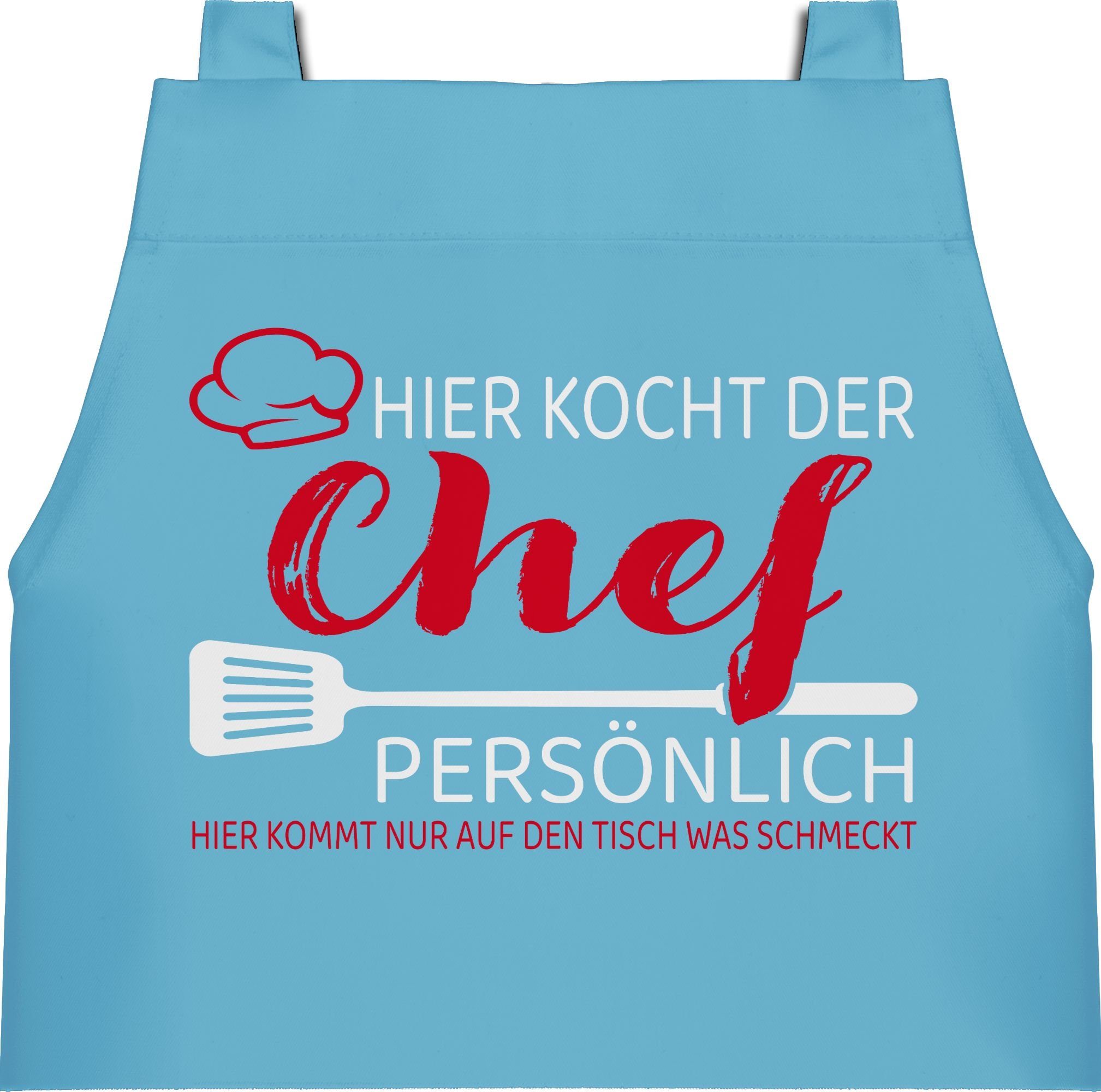 Shirtracer Kochschürze Hier kocht der Chef günstig online kaufen