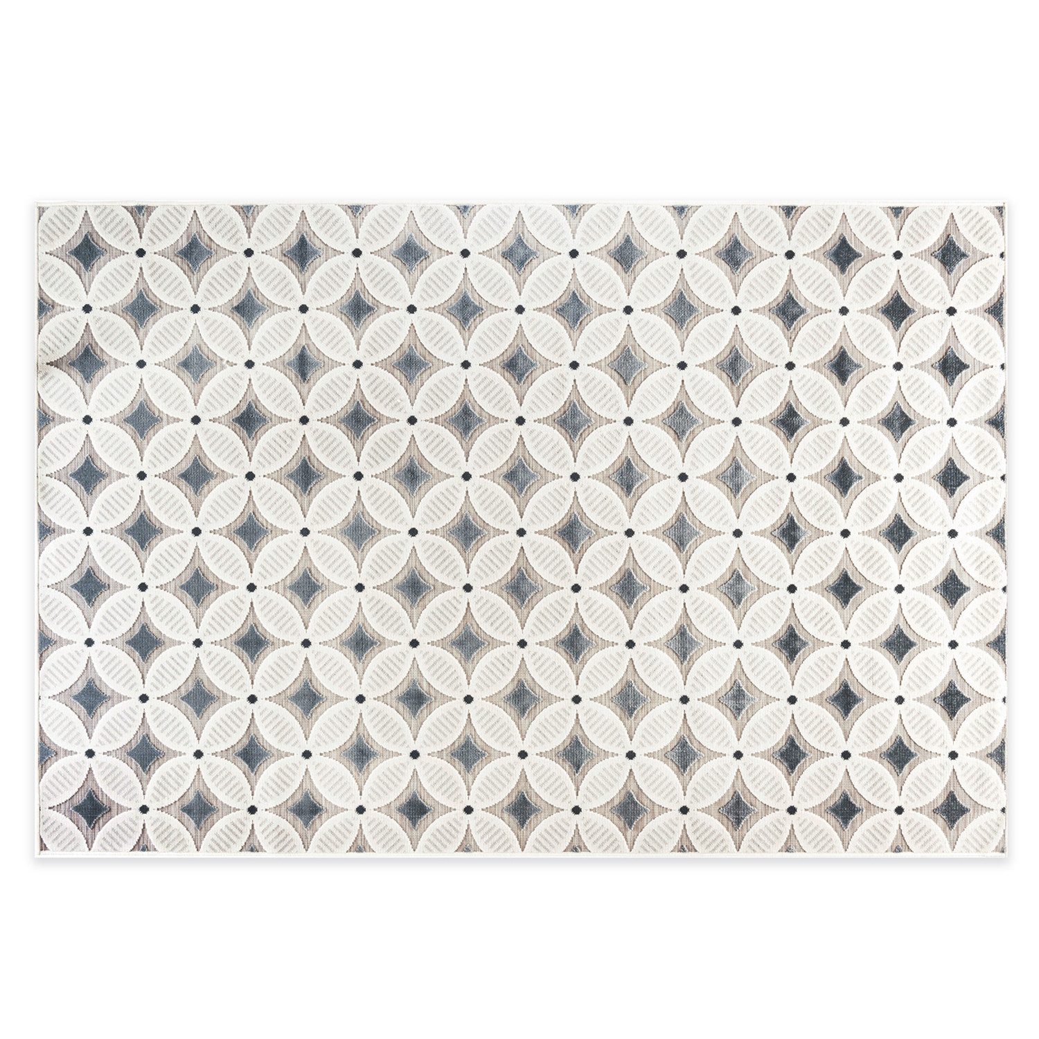 DomDeco Teppich In- und Outdoor-Teppich "Gridstone" günstig online kaufen
