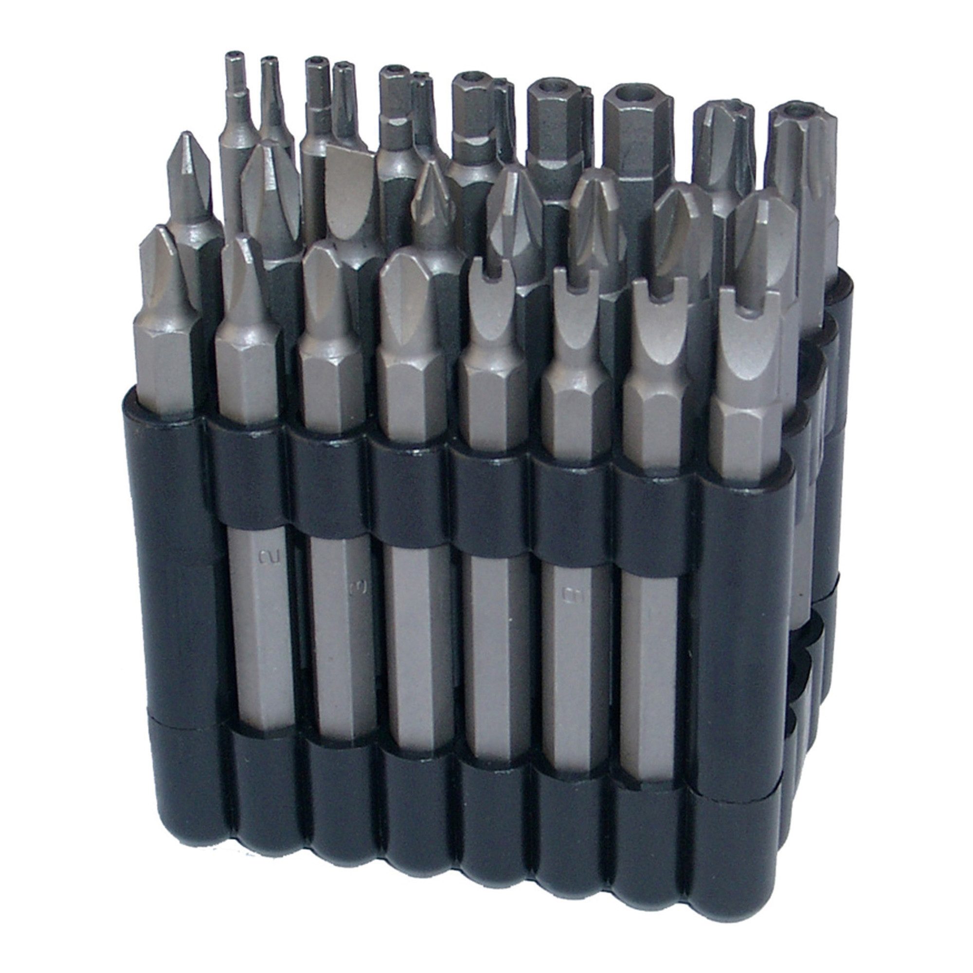 BGS technic Kreuzschlitz-Bit BGS Bit-Satz lang Antrieb Außensechskant 6,3 mm verschiedene Profile 3