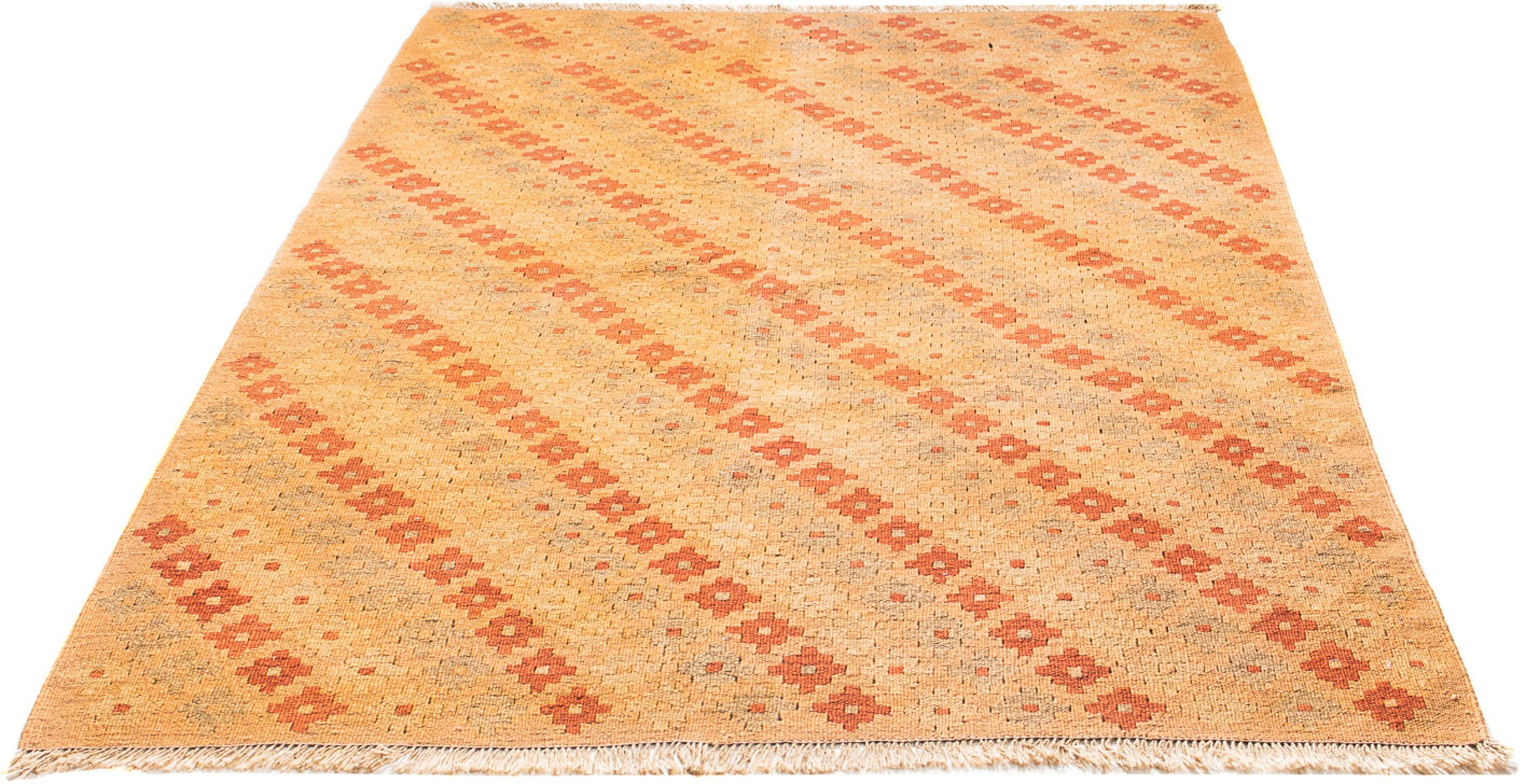 Wollteppich Kelim - Oriental - 184 x 137 cm - mehrfarbig, morgenland, rechteckig, Höhe: 4 mm, Wohnzimmer, Einzelstück