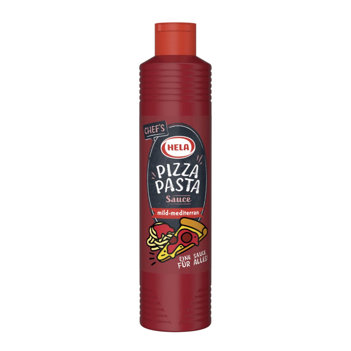 HELA Saucen, Hela Pizza Pasta Sauce mild-mediterran ausgewogene Würze 800ml