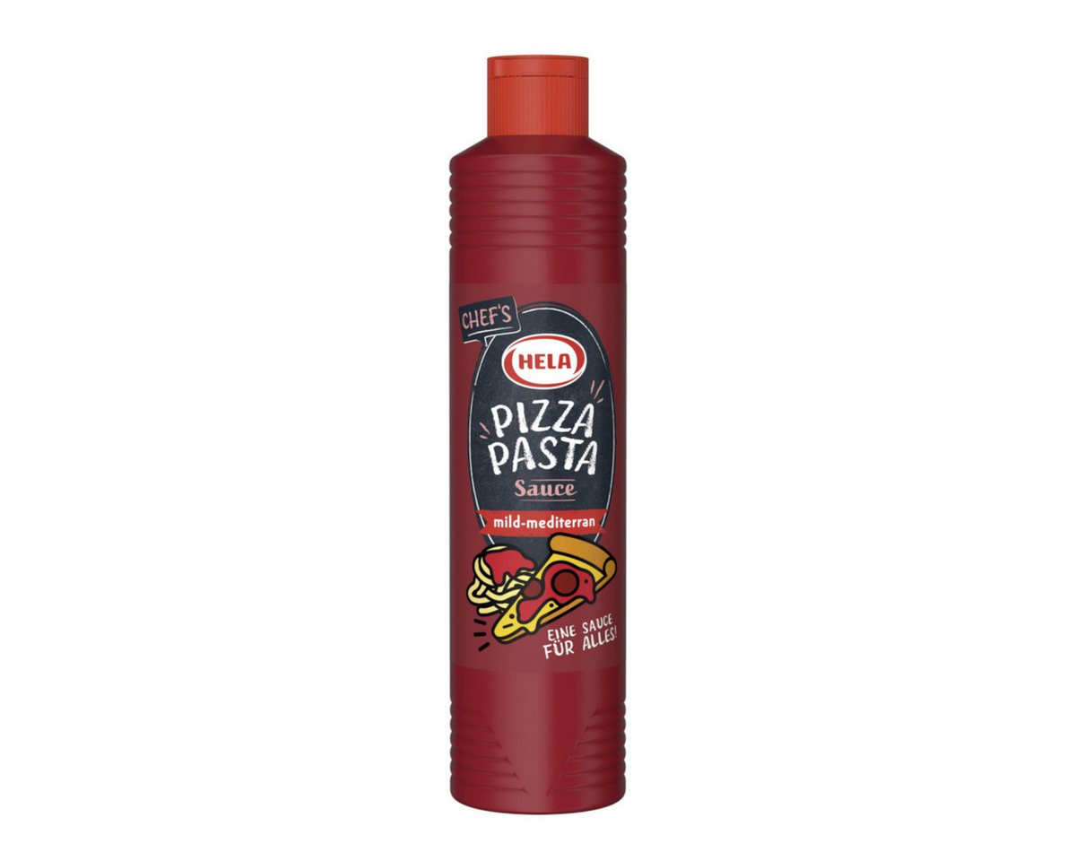 HELA Saucen, Hela Pizza Pasta Sauce mild-mediterran ausgewogene Würze 800ml