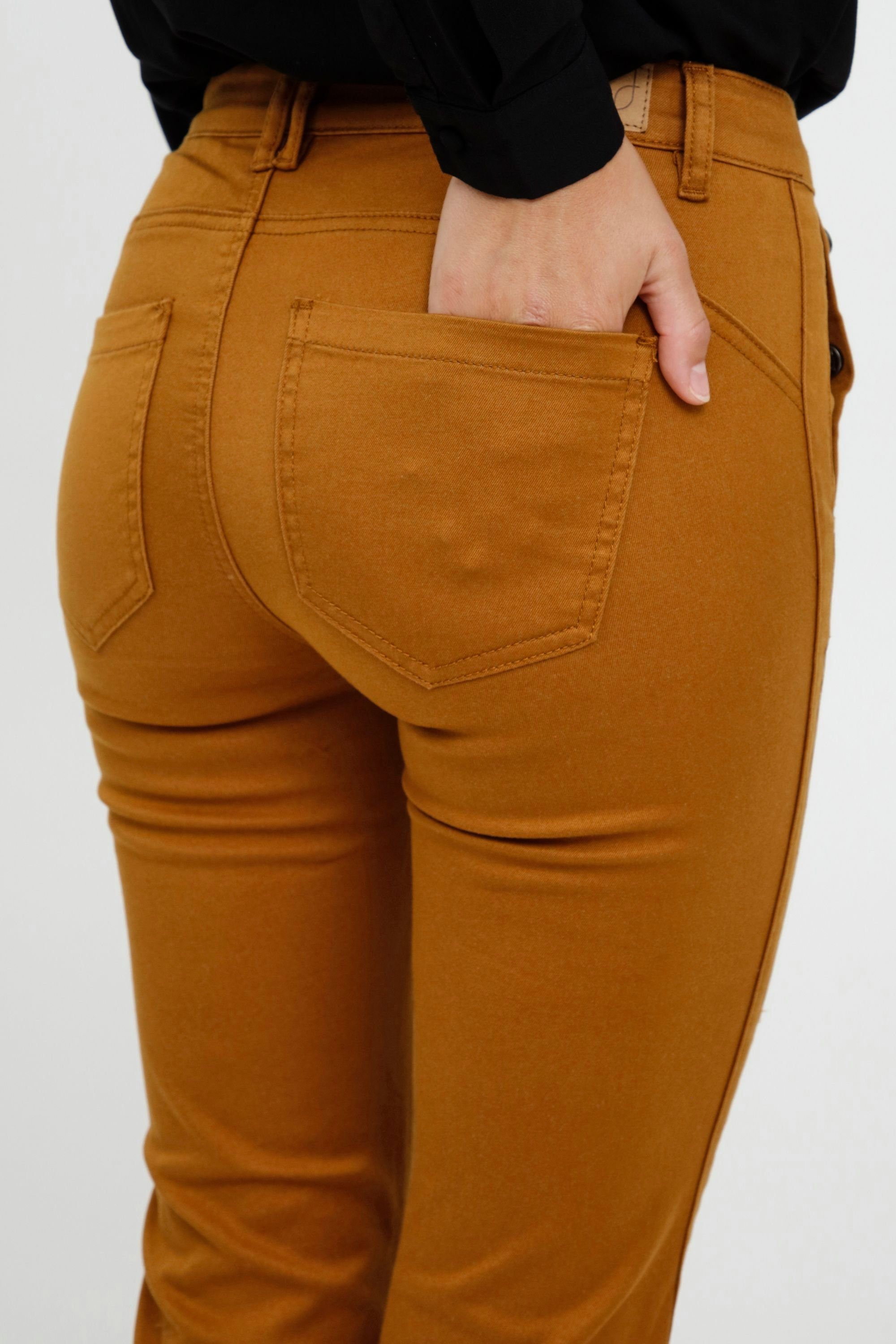 Damen Hosen fransa Stoffhose FRLOMAX 6 Pants - 20609751 Stoffhose mit schmaler Passform