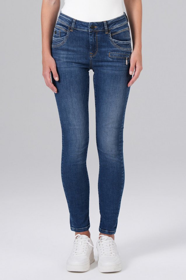 Miracle of Denim Stretch-Jeans MOD JEANS SUZY mid blue NOS-2212.877