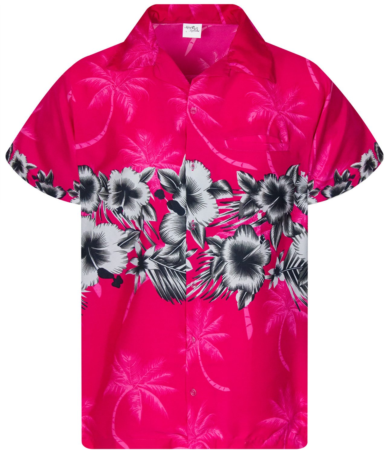 King Kameha Hawaiihemd Flower Chest Funky günstig online kaufen