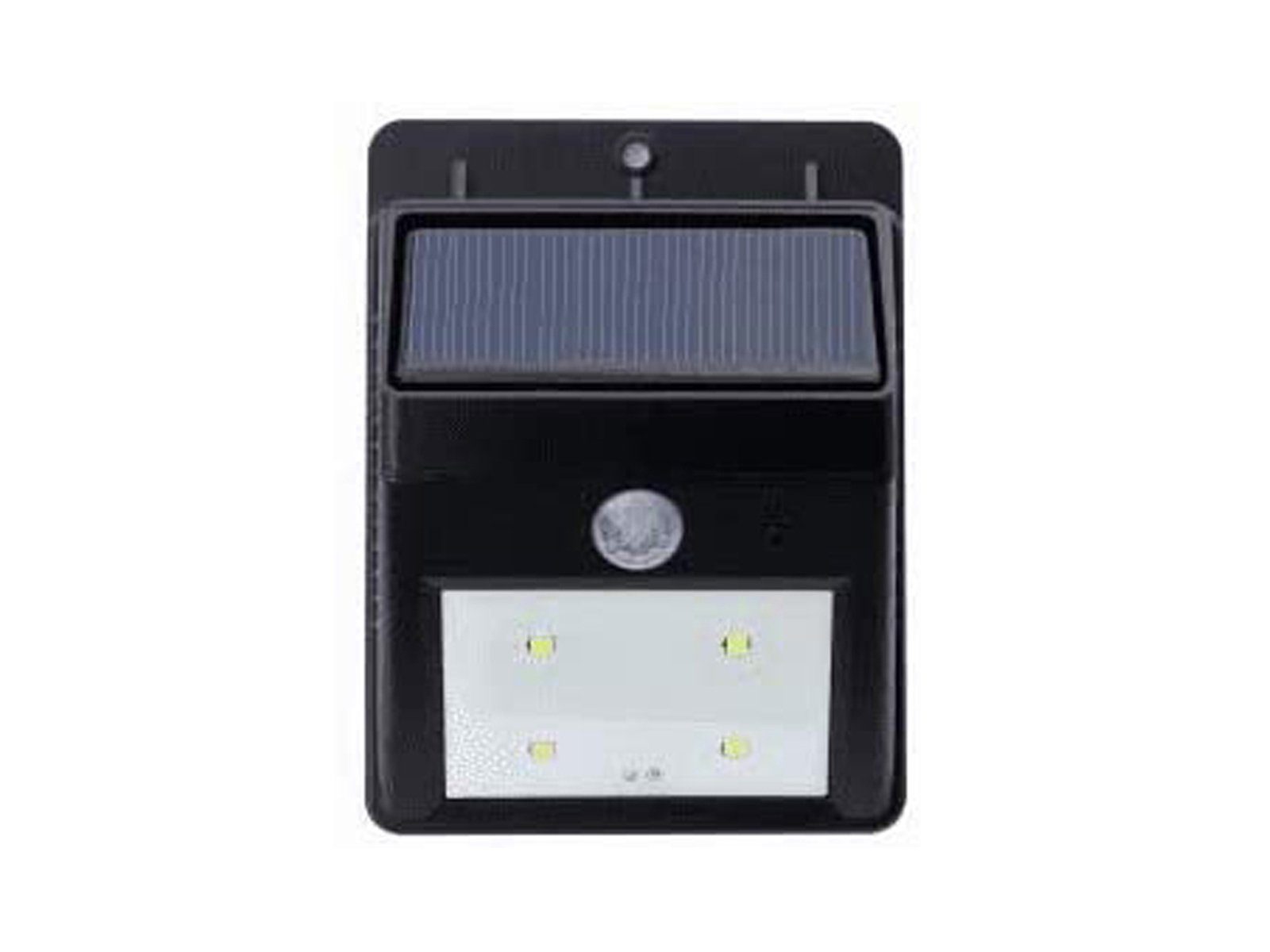 REV Außen-Wandleuchte, Bewegungsmelder, LED fest Solarleuchte Tageslichtweiß, Solarlicht integriert, Treppenbeleuchtung mit Bewegungsmelder, LED