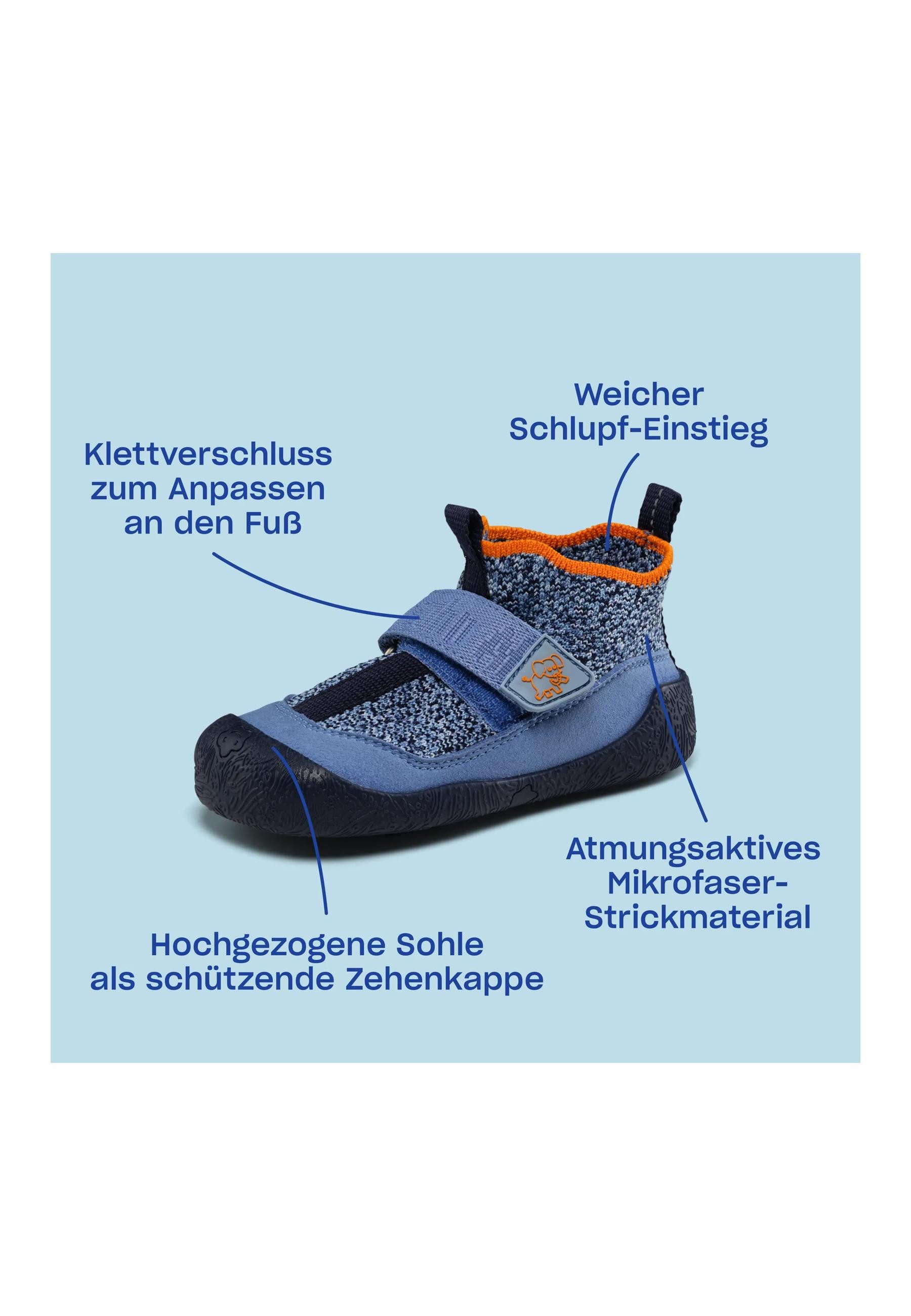 Affenzahn Knit Toddly . Lauflernschuh nach Barfußschuhprinzip