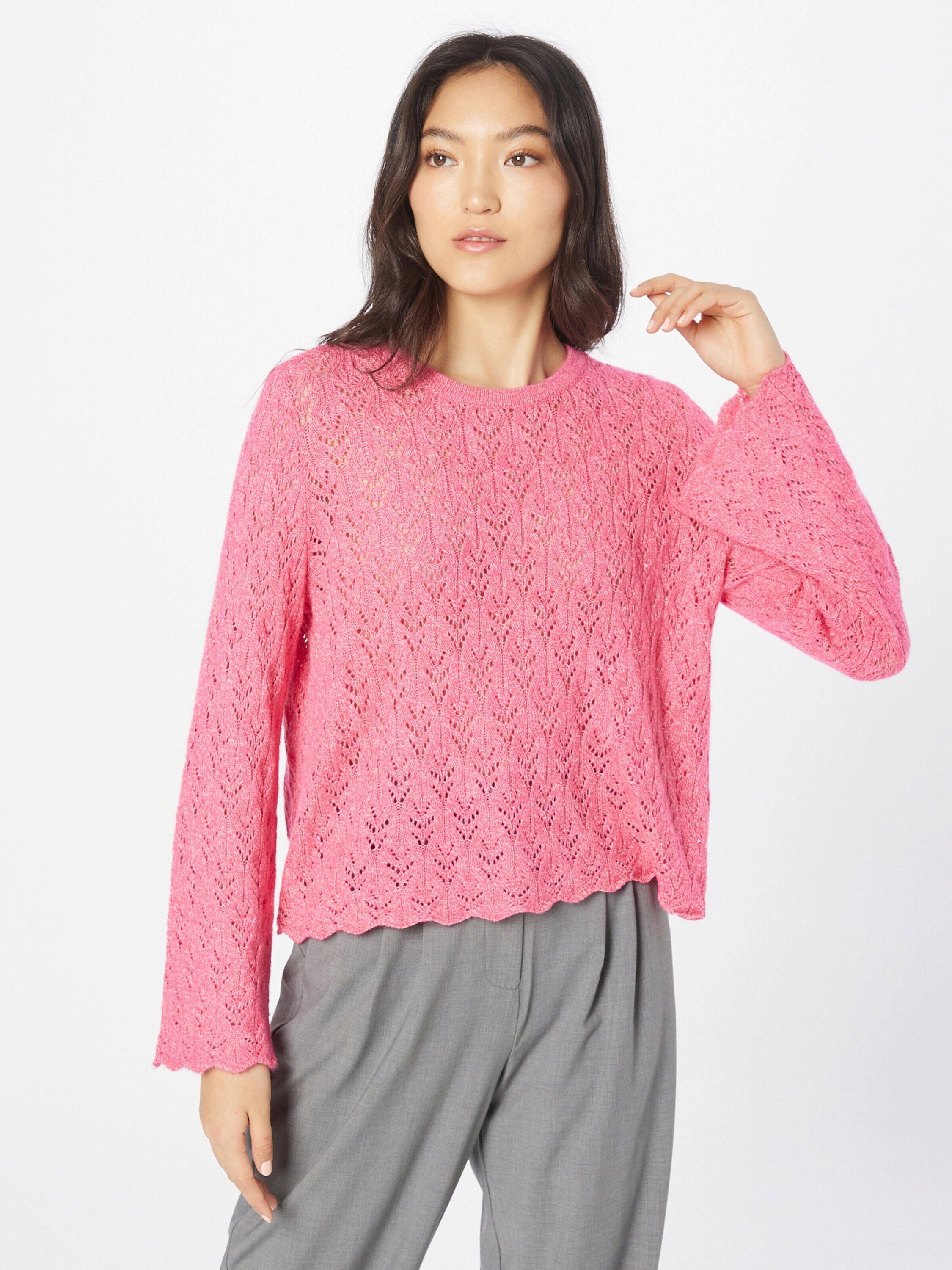 ONLY Strickpullover Alvi (1-tlg) Lochmuster