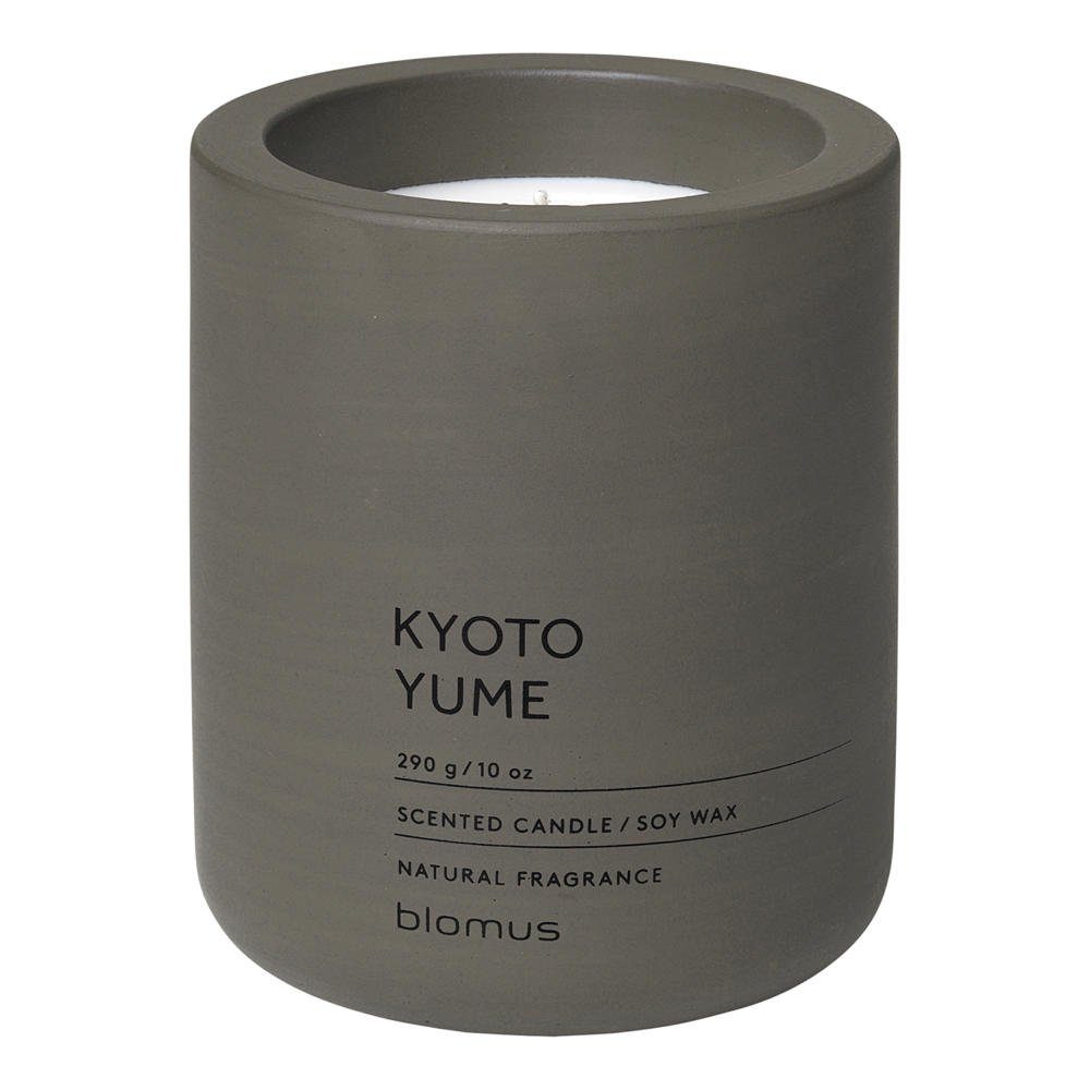 blomus Duftkerze FRAGA Duftkerze Kyoto Yume, Duft Kerze, Candle, Beton, tarmac, 11 cm, (kein-set)