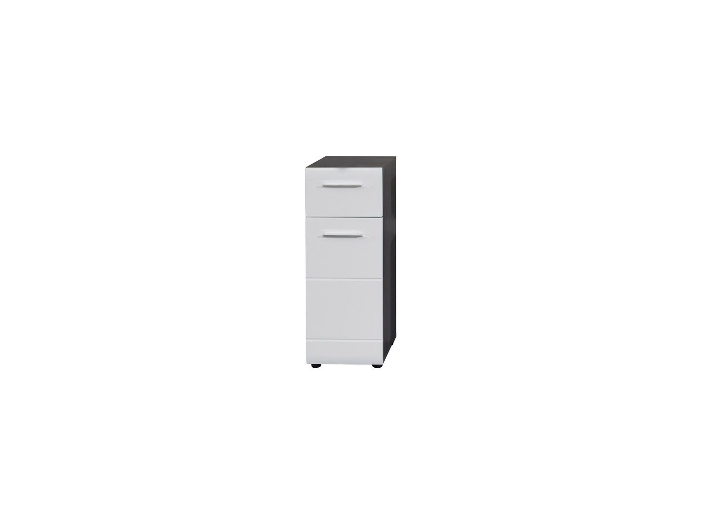 trendteam Badezimmerspiegelschrank LineBad Badschrank 1 Tür, 1 Schublade rauchsilber, (1-St)