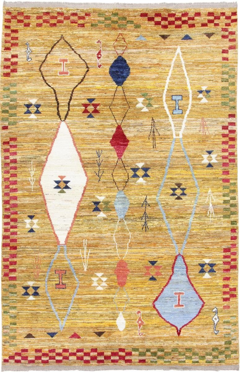 Orientteppich, Trading, 10 Berber Ghashghai Höhe: Orientteppich Nain Handgeknüpfter rechteckig, mm 195x306 Moderner