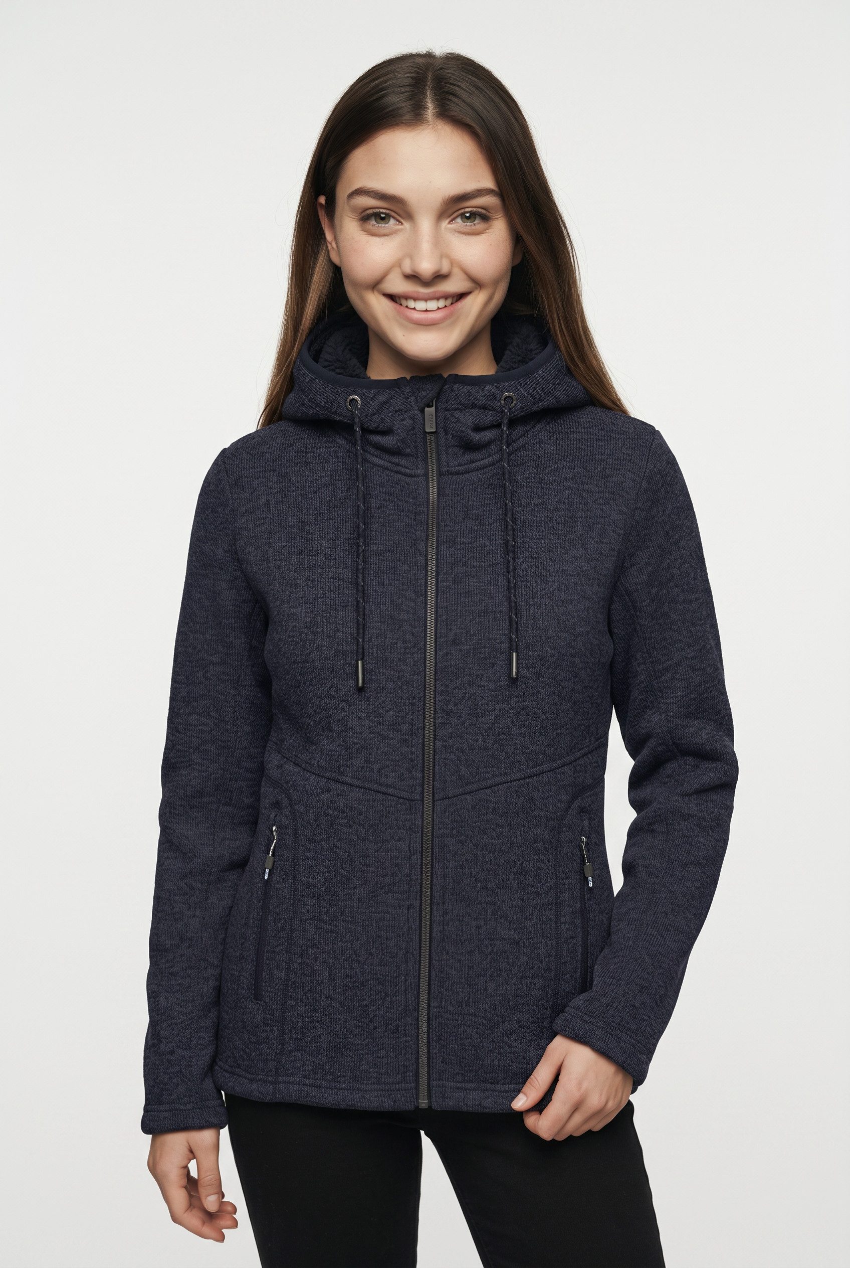 Killtec Strickfleecejacke KOW 41 WMN KNTFLC JCKT mit Teddyfell